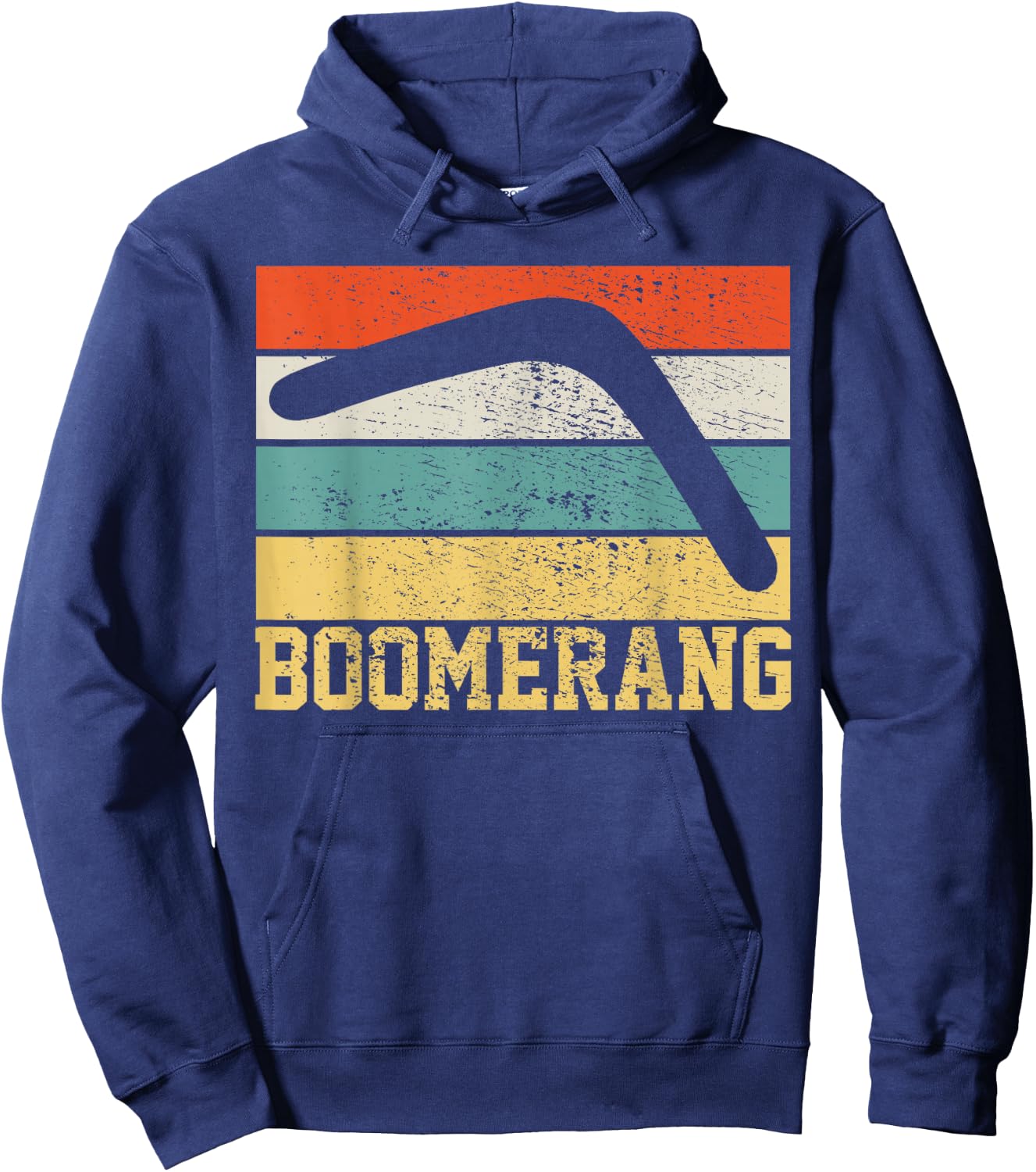 Boomerang Vintage Retro Hoodie - Hoodie | Navy