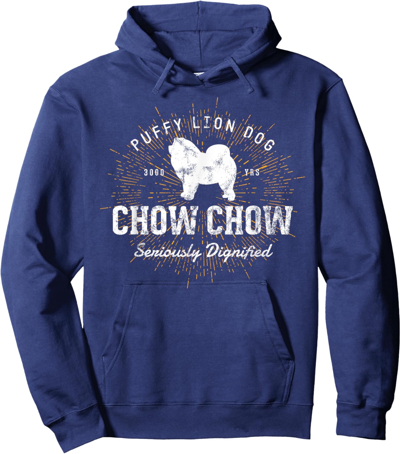 Retro Classic Black Hoodie - Hoodie | Navy