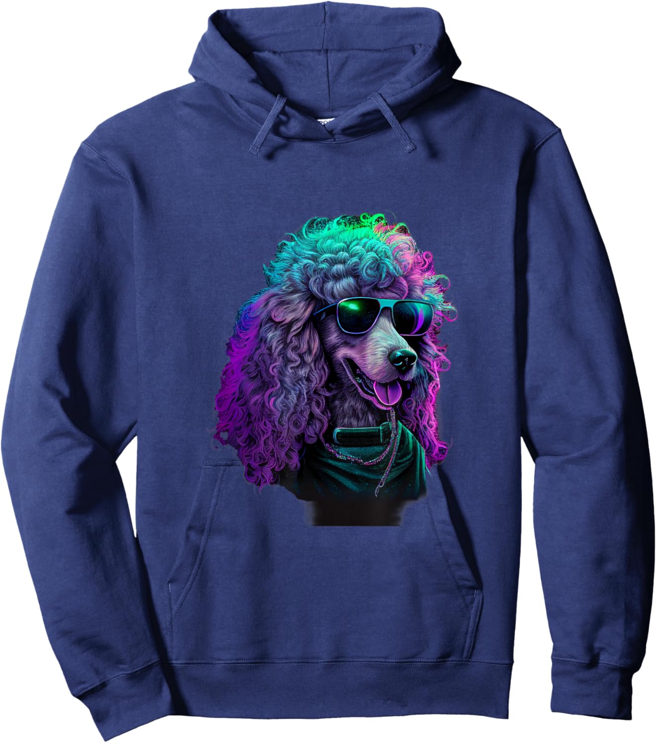 Standard Poodle Dogs Standard Poodles Hoodie - Hoodie | Navy