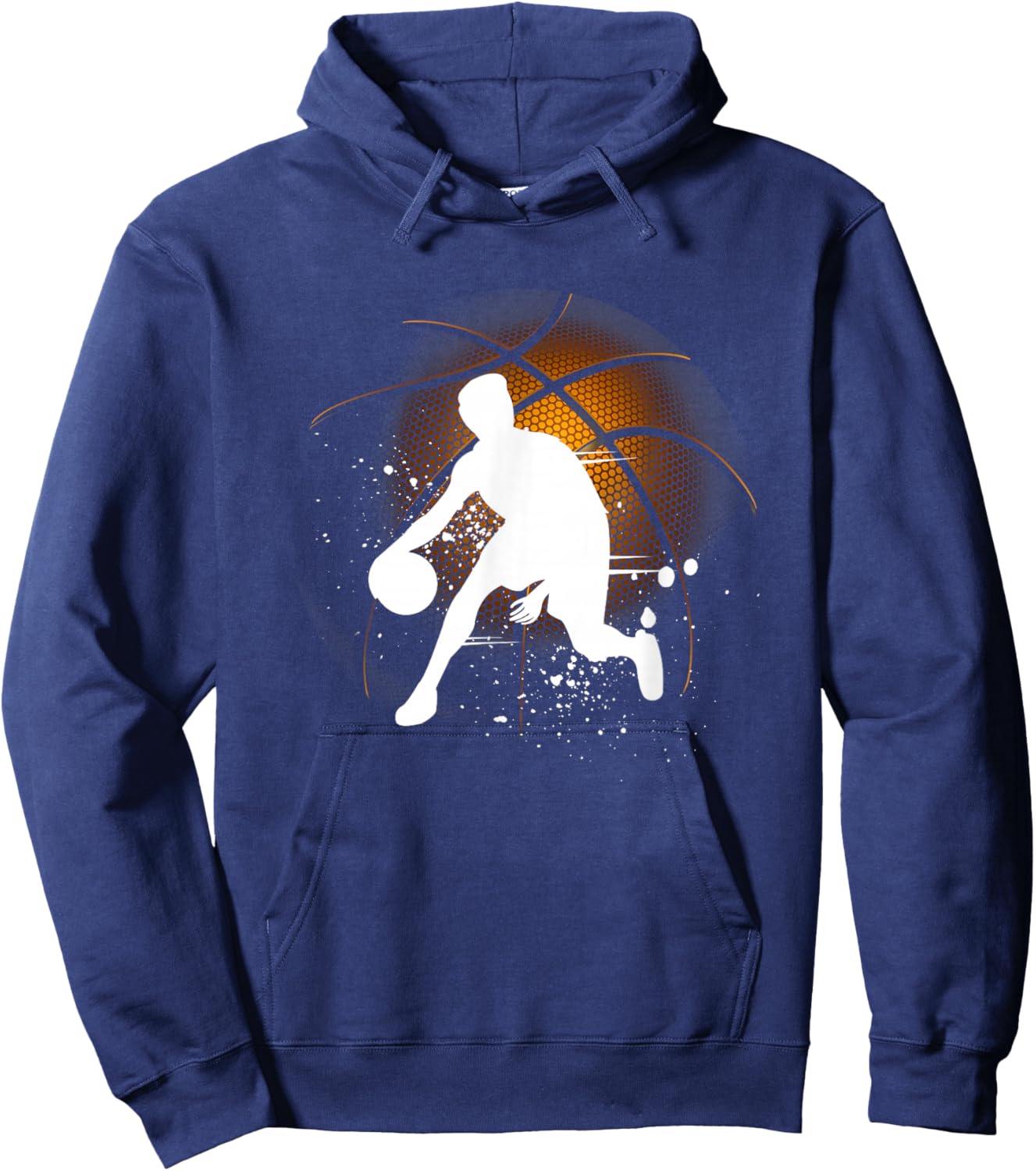 Basketball Player Basketball Kids Streetball Hoodie - Hoodie | Navy