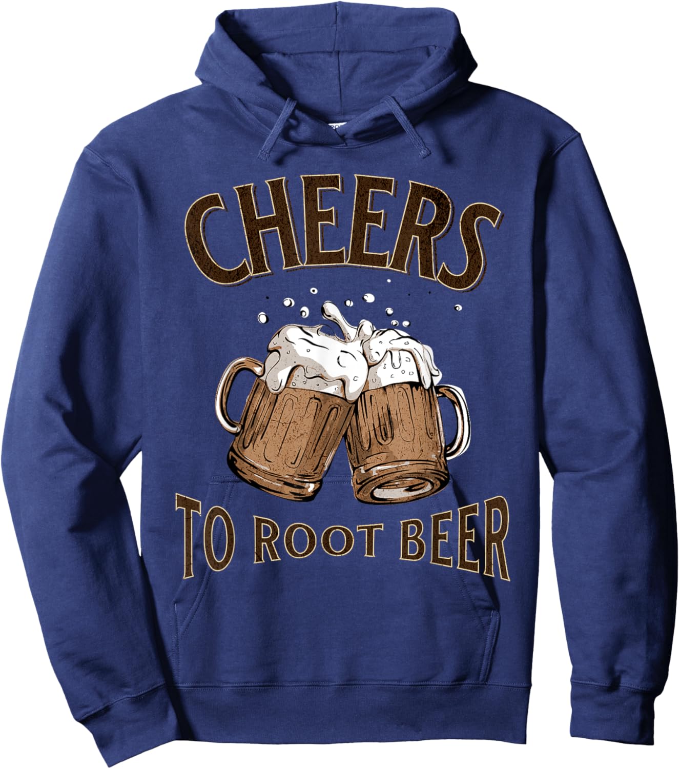 Cheers To Root Beer Hoodie - Hoodie | Navy