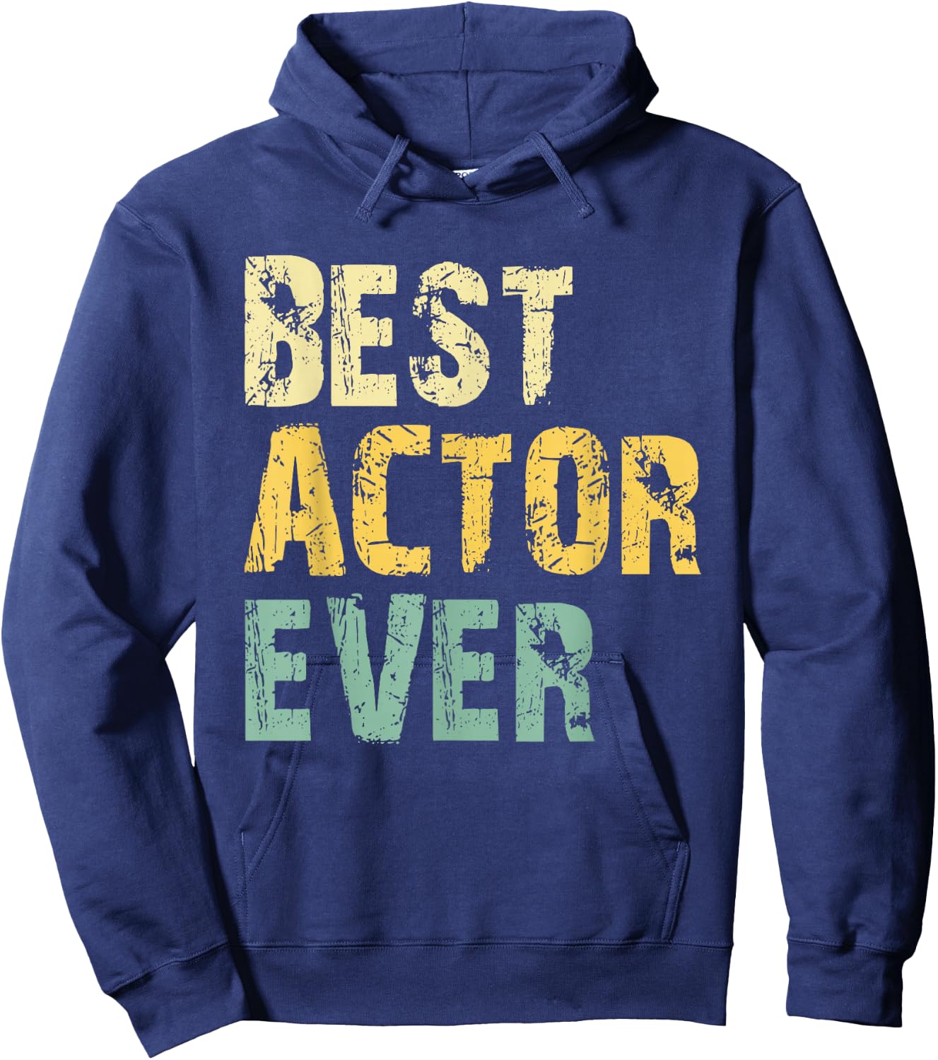 Best Actor Ever Retro Vintage Gift Hoodie - Hoodie | Navy