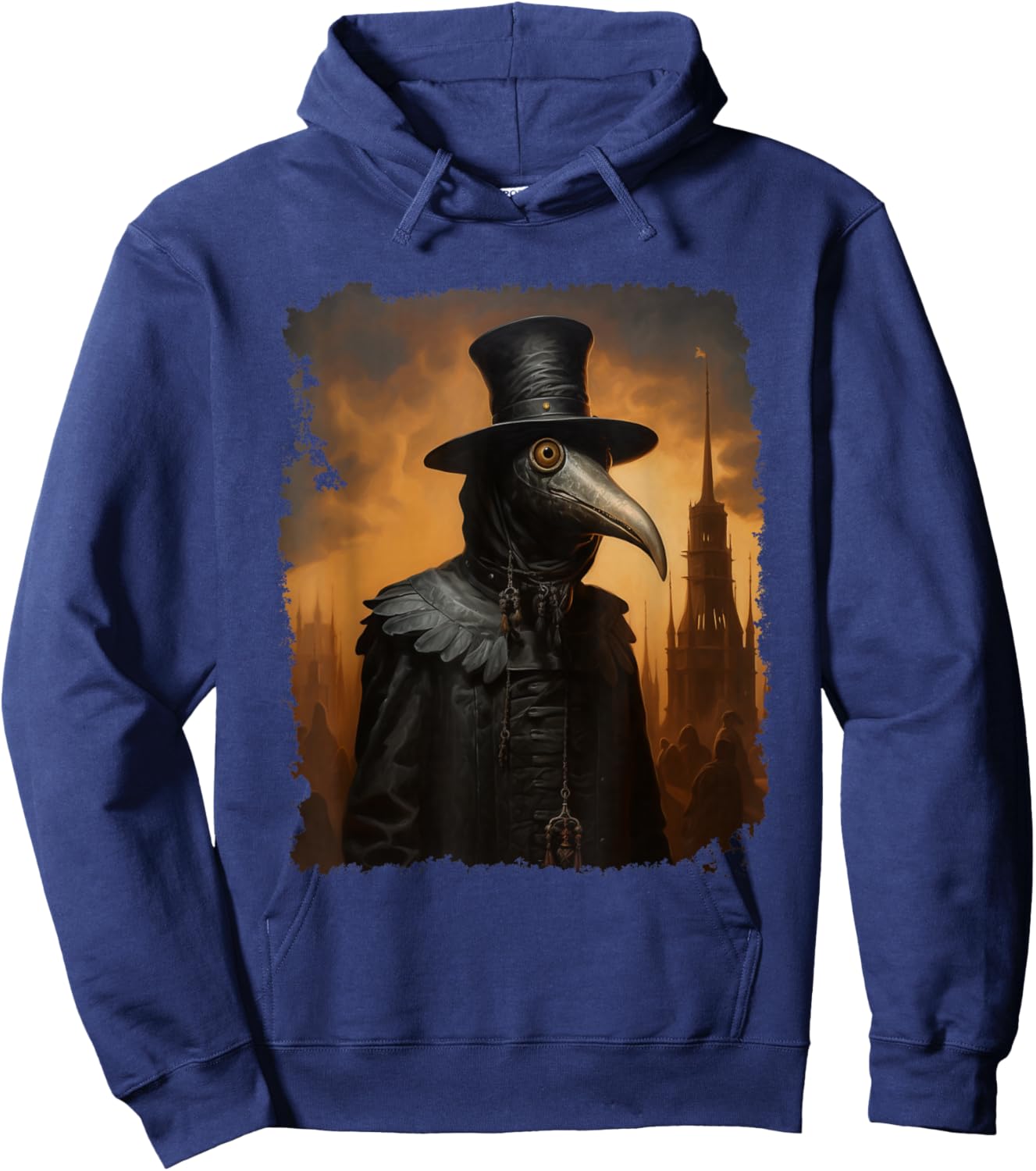 Plague Doctor Black Hoodie - Hoodie | Navy