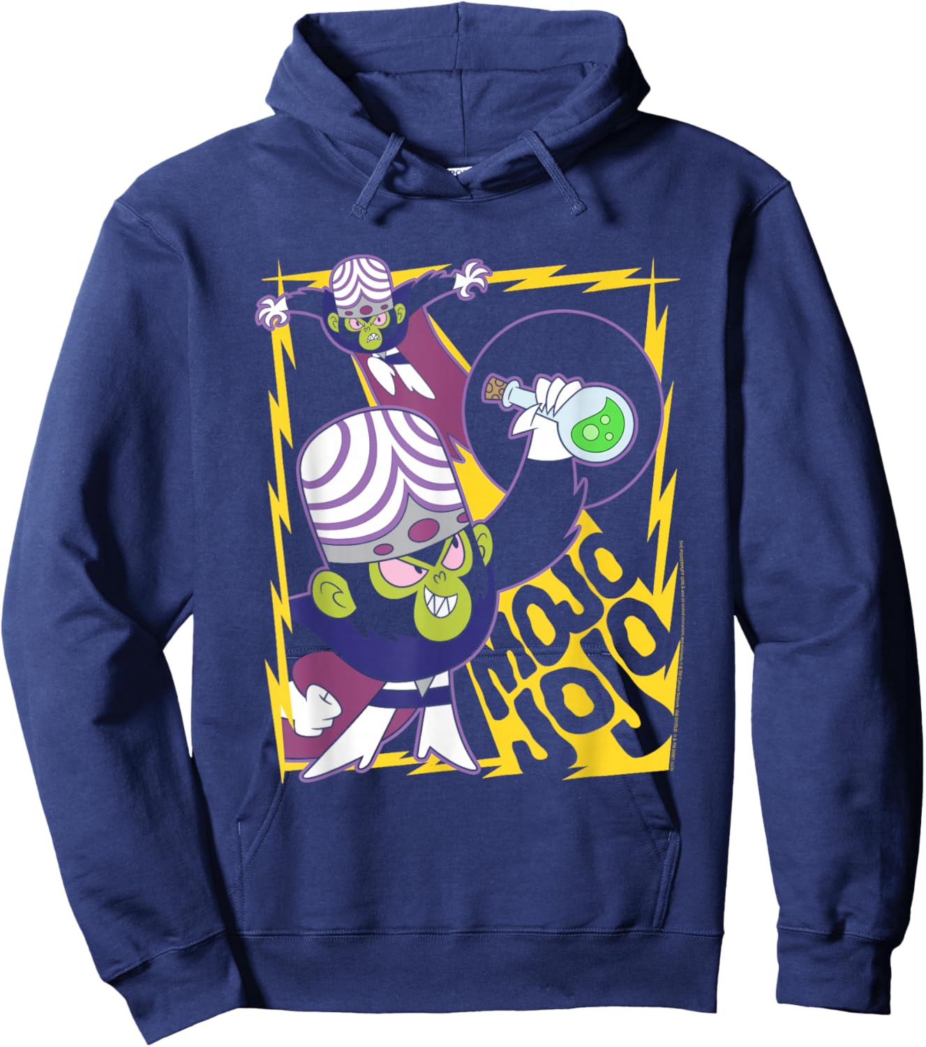 Powerpuff Girls Mojo Jojo Collage Cute Cartoon Hoodie - Hoodie | Navy