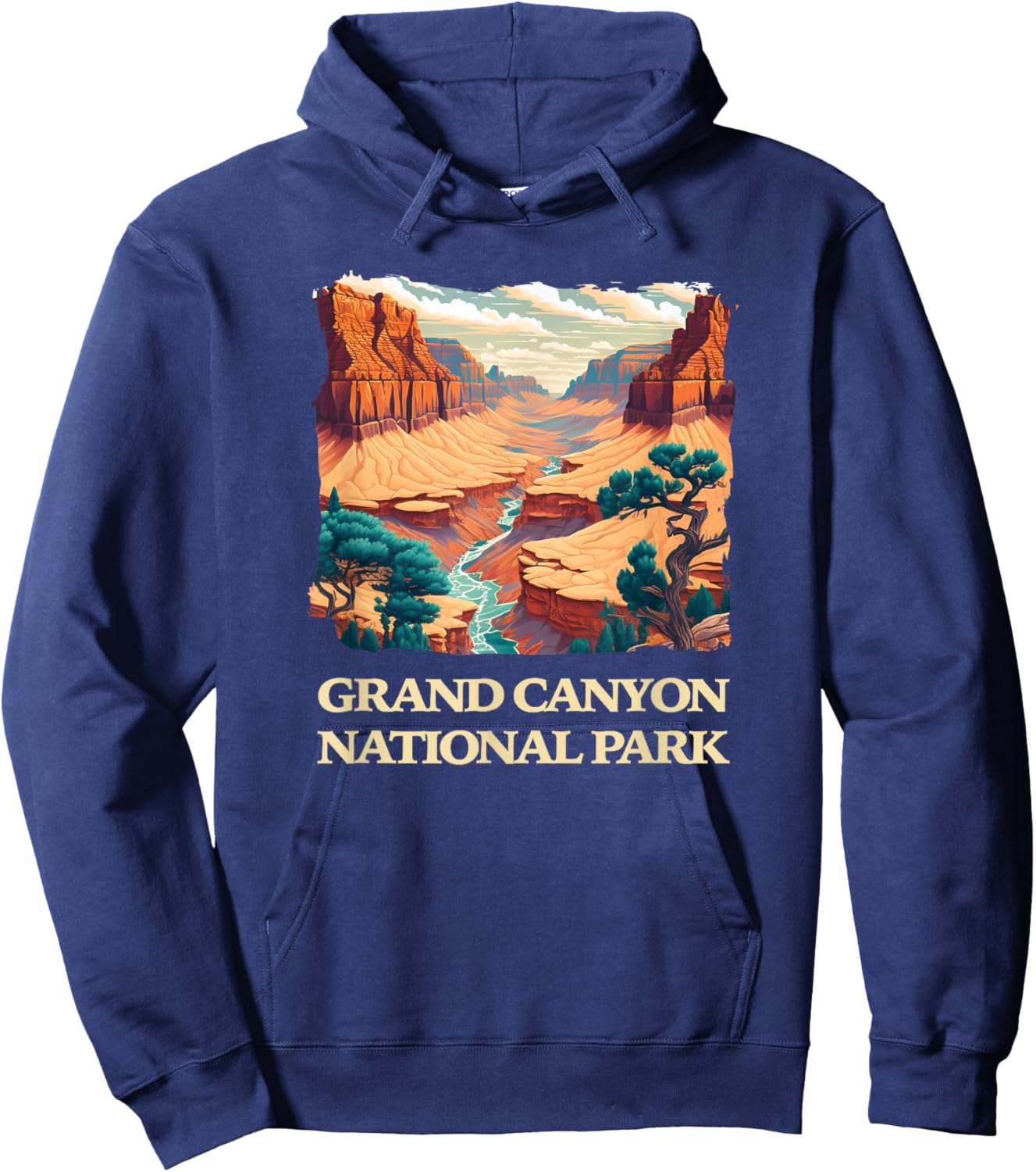 Grand Canyon National Park Arizona Hoodie - Hoodie | Navy