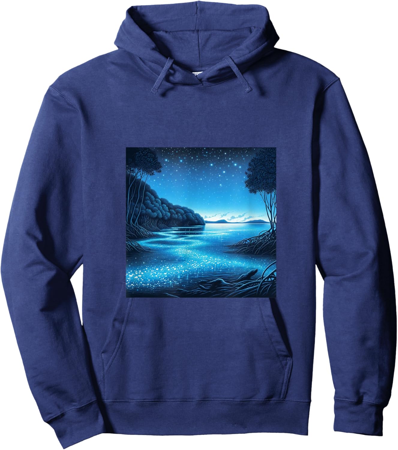 Puerto Rico's Bioluminescent Bays Hoodie - Hoodie | Navy