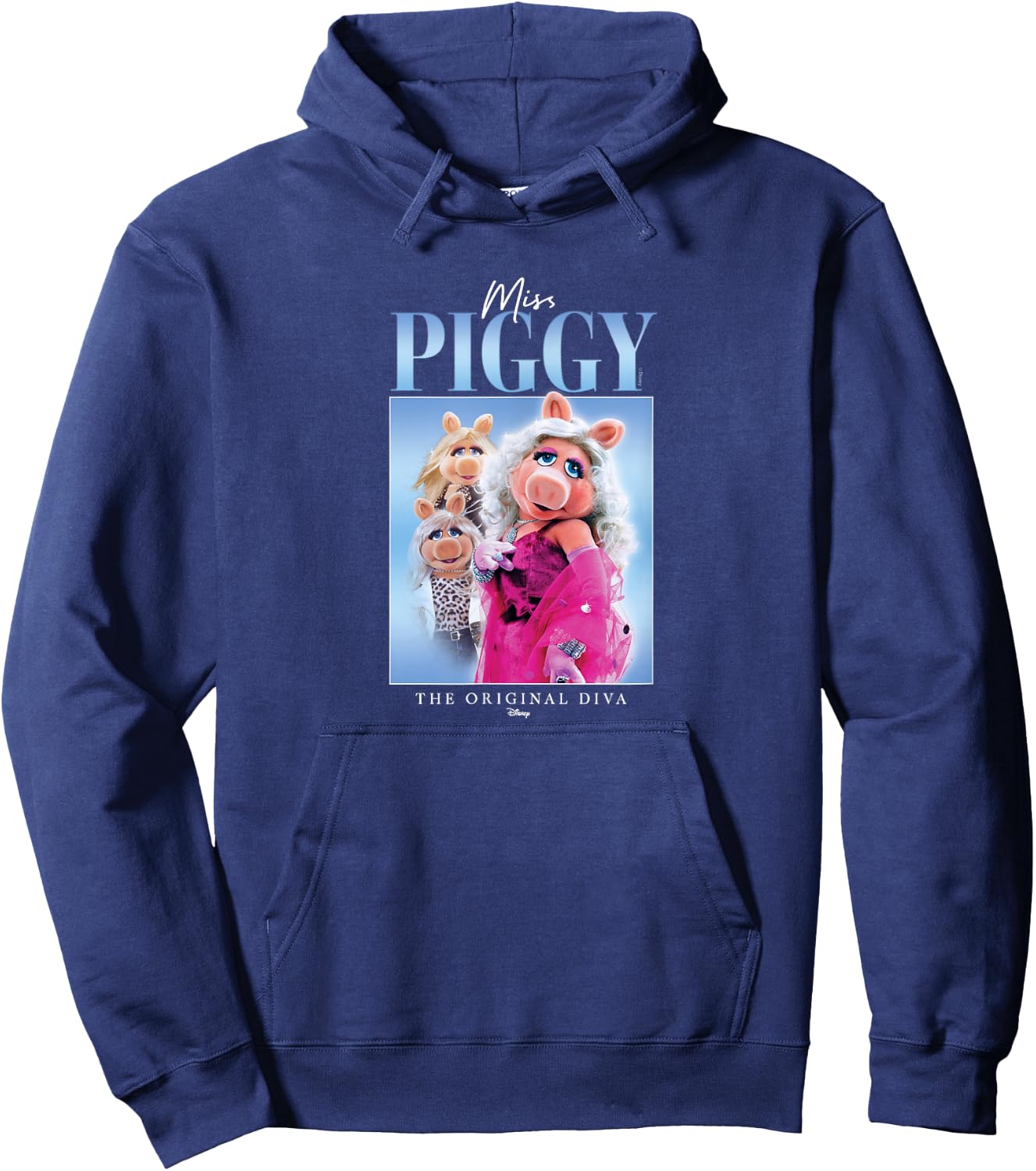 Disney - The Muppets Miss Piggy Original Diva Hoodie - Hoodie | Navy