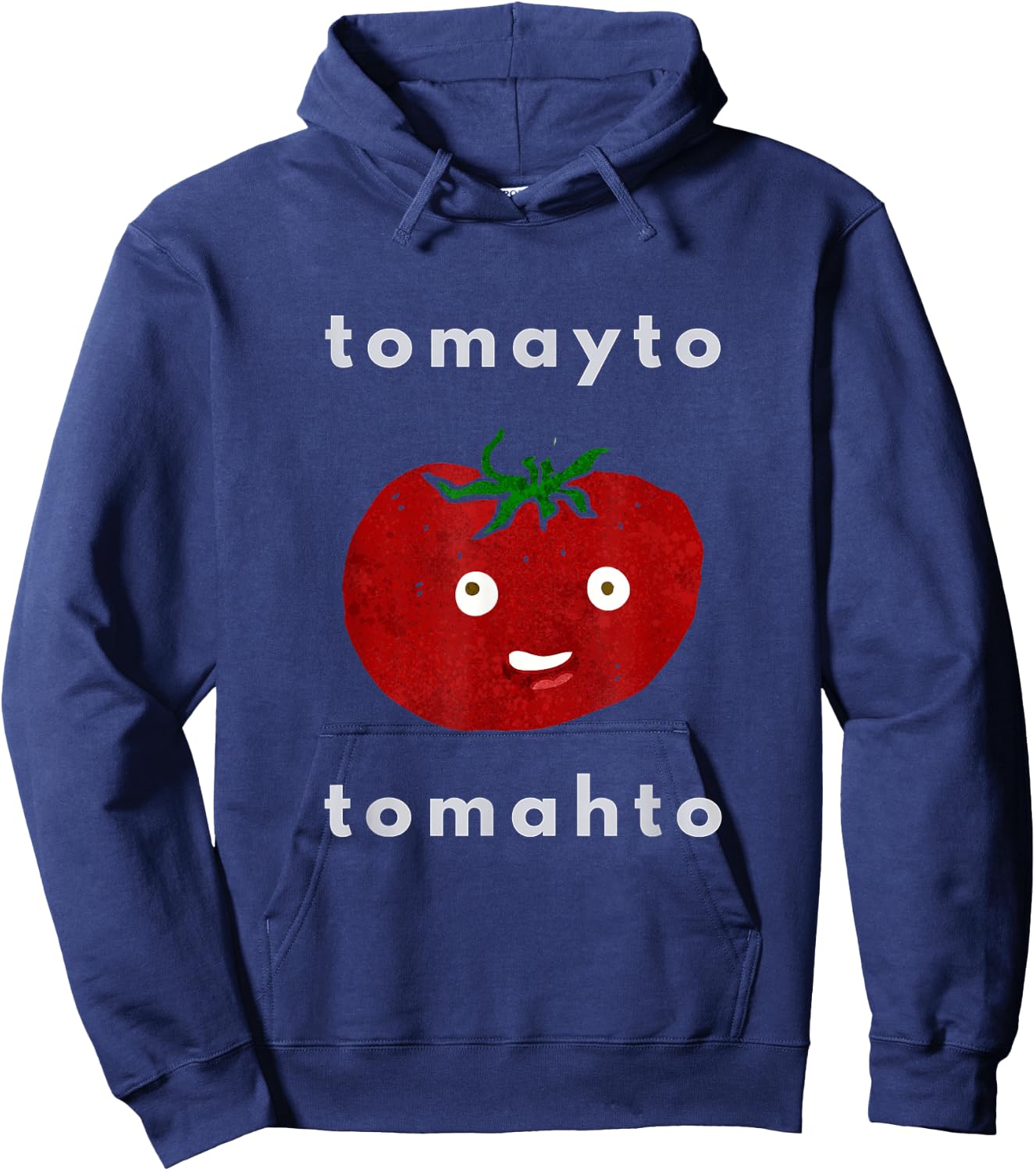 Tomato Tomayto Tomahto Pronunciation Hoodie - Hoodie | Navy