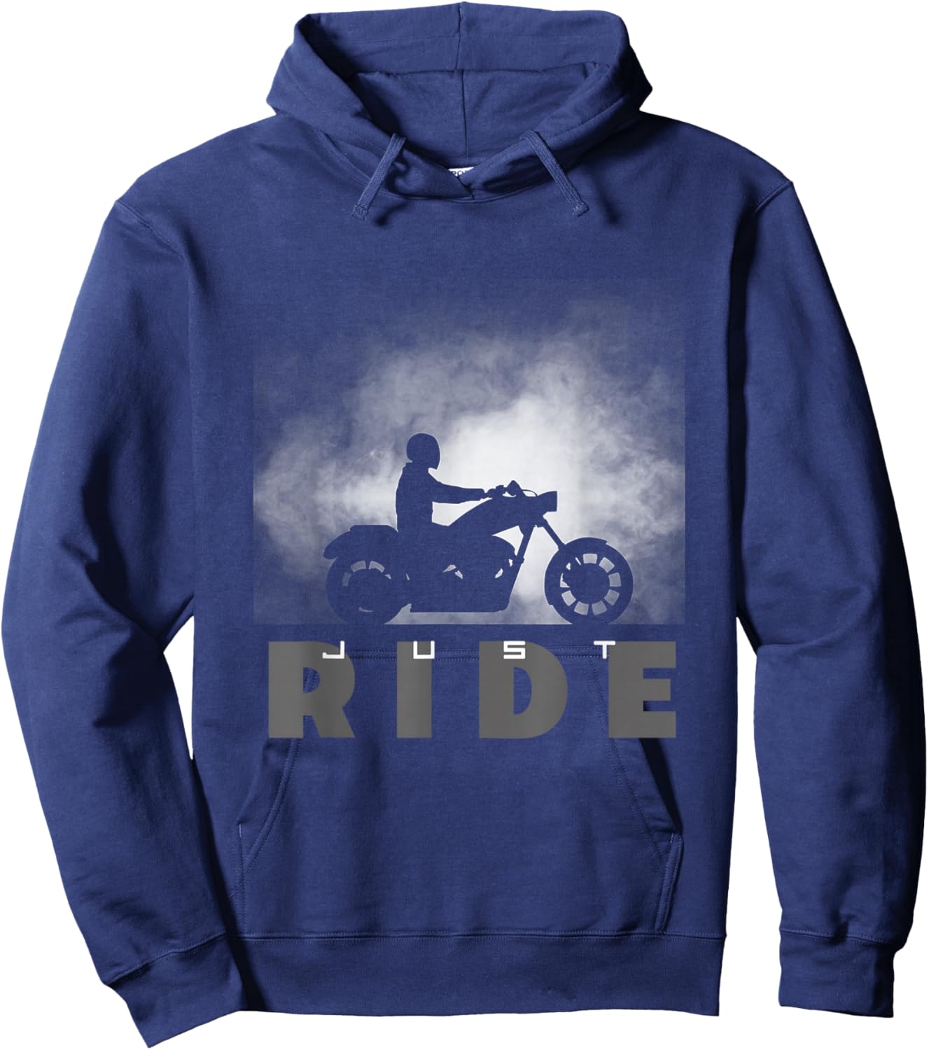 Just Ride Motorcycle Apparel - Biker Motorcycle Hoodie - Hoodie | Navy