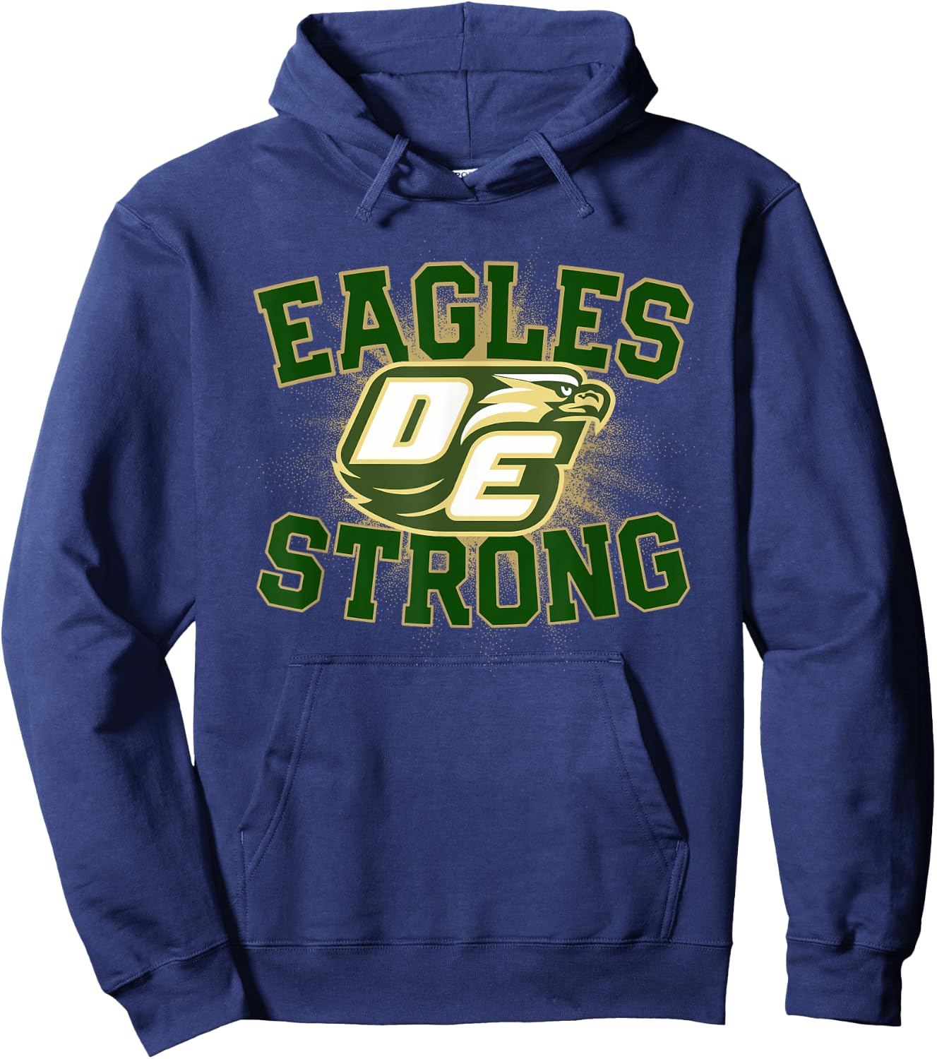Desoto Eagles Logo Strong Flag HS Hoodie - Hoodie | Navy