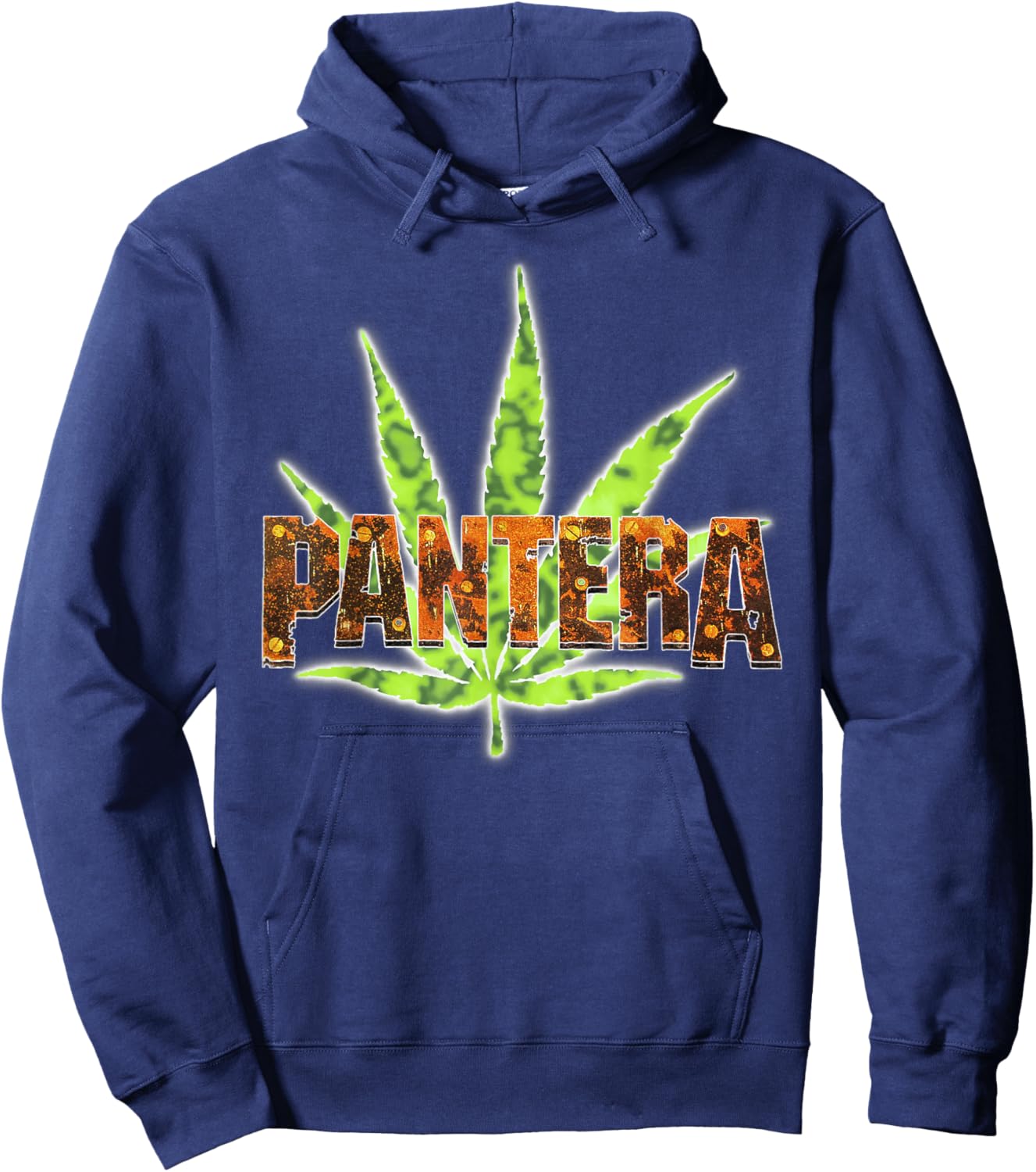 Pantera Offizielles Vintage-Logo Hoodie - Hoodie | Navy