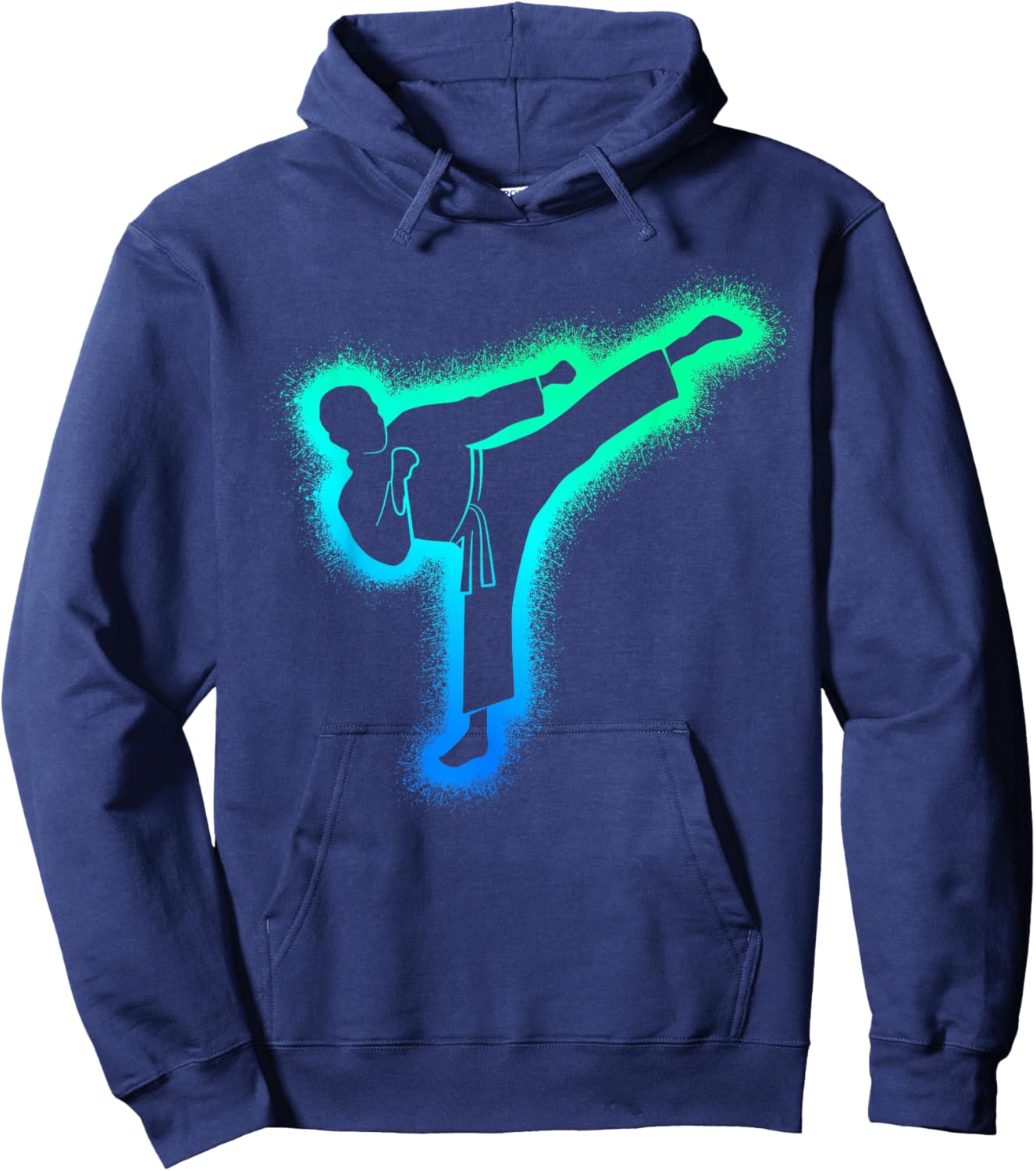 Taekwondo Martial Arts Kids Men Boys Karate Hoodie - Hoodie | Navy