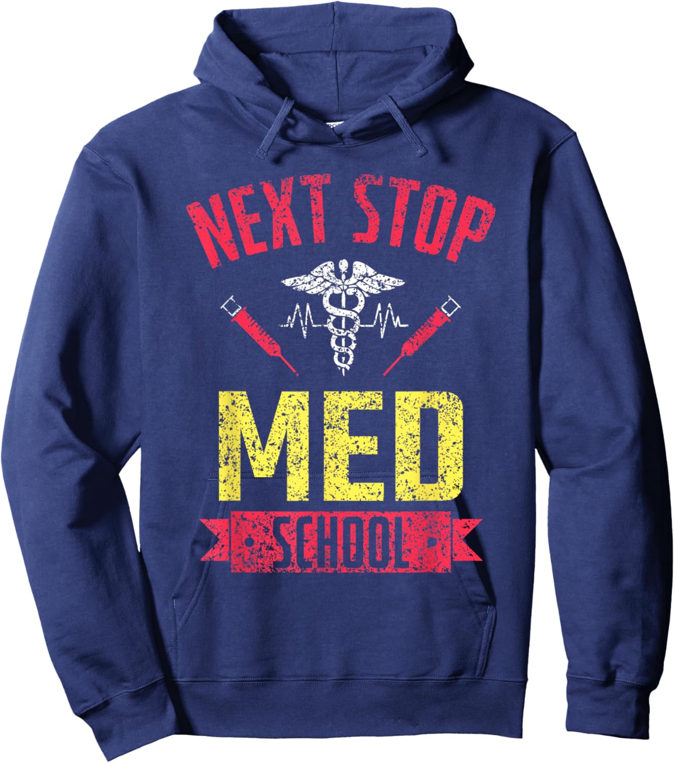 Next stop: Medical Study Medical Student Hoodie - Hoodie | Navy