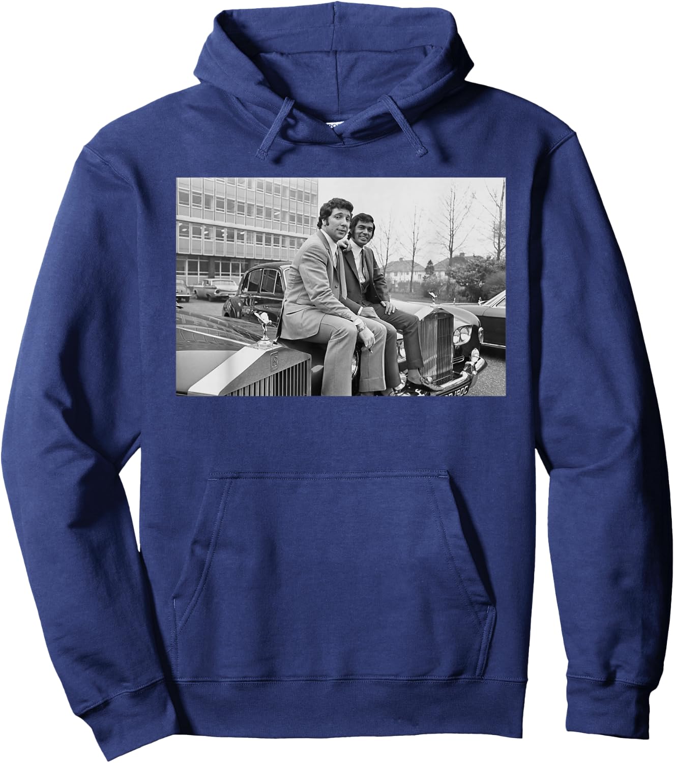 Tom Jones & Engelbert Humperdinck New Cars Hoodie - Hoodie | Navy