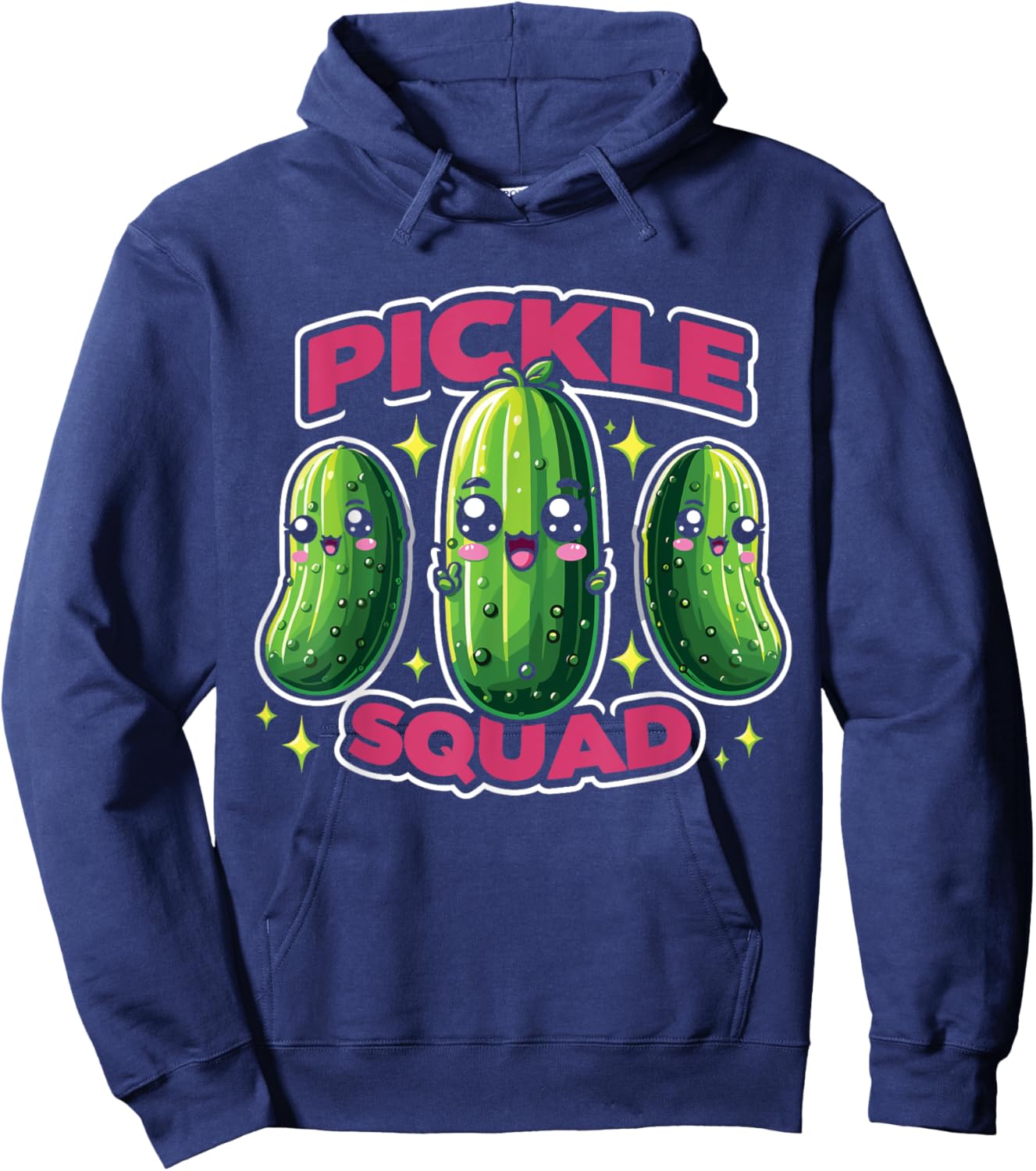 Canned Pickles Dill Pickle Funny Pickle Squad Hoodie - Hoodie | Navy