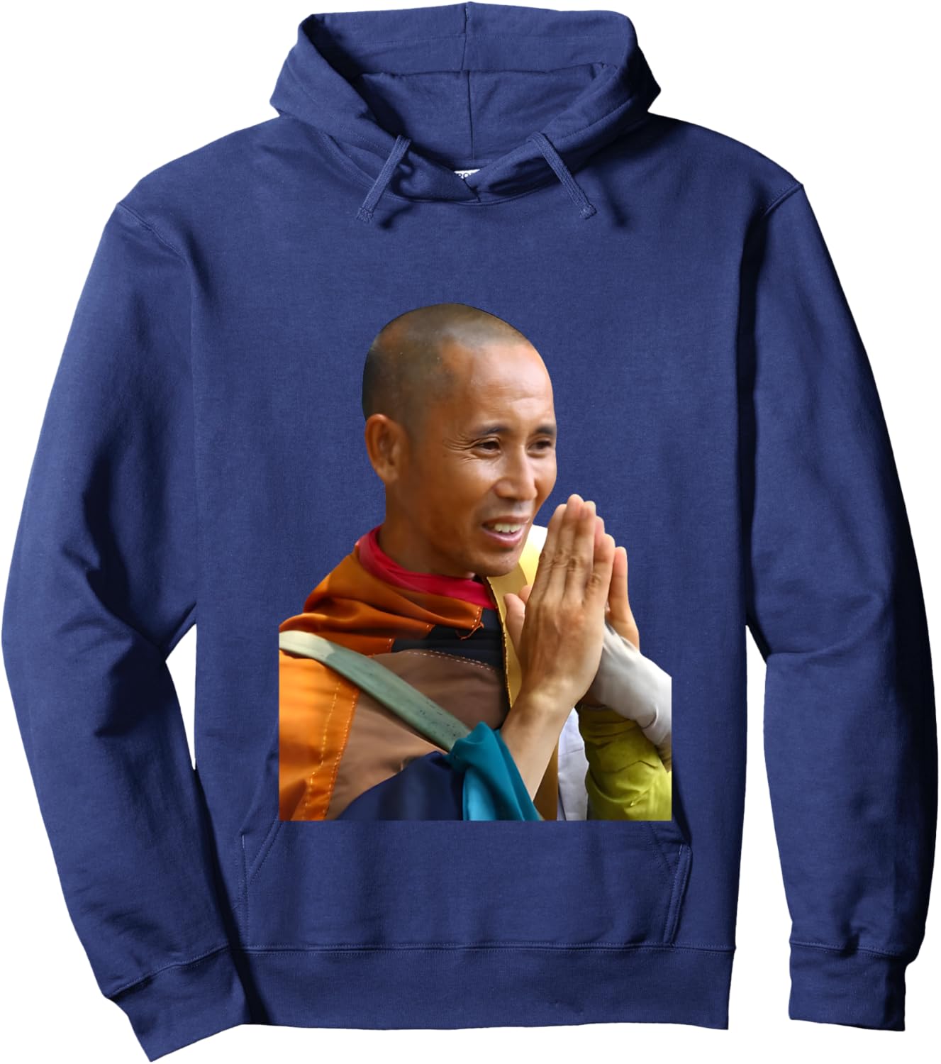 Thich Minh Tue Vietnamese Buddha Hoodie - Hoodie | Navy
