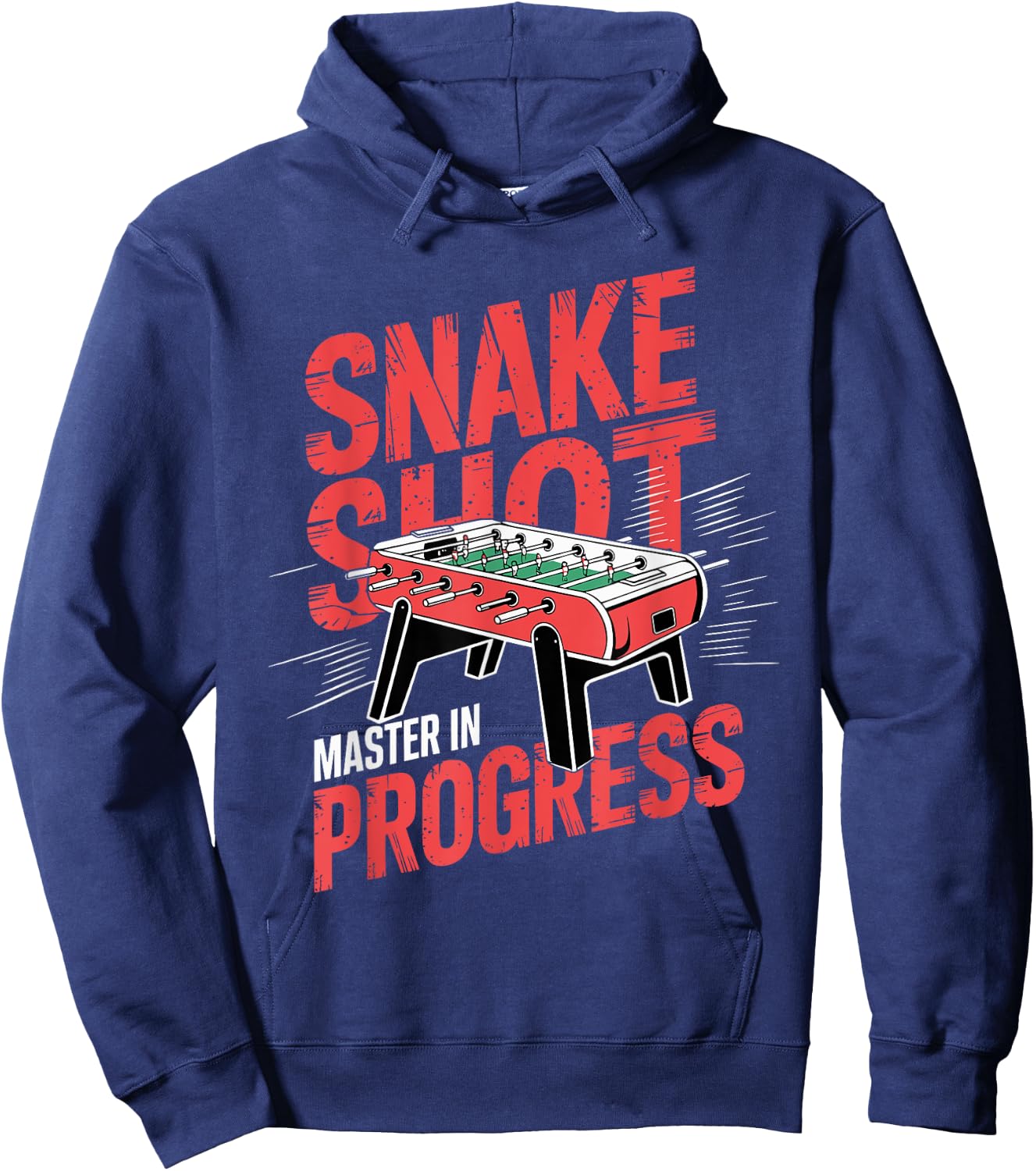 Funny Table Soccer Foosball Snakeshot Master Hoodie - Hoodie | Navy