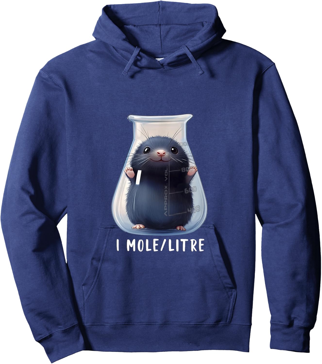 Funny Chemistry Science Student Mole Hoodie - Hoodie | Navy