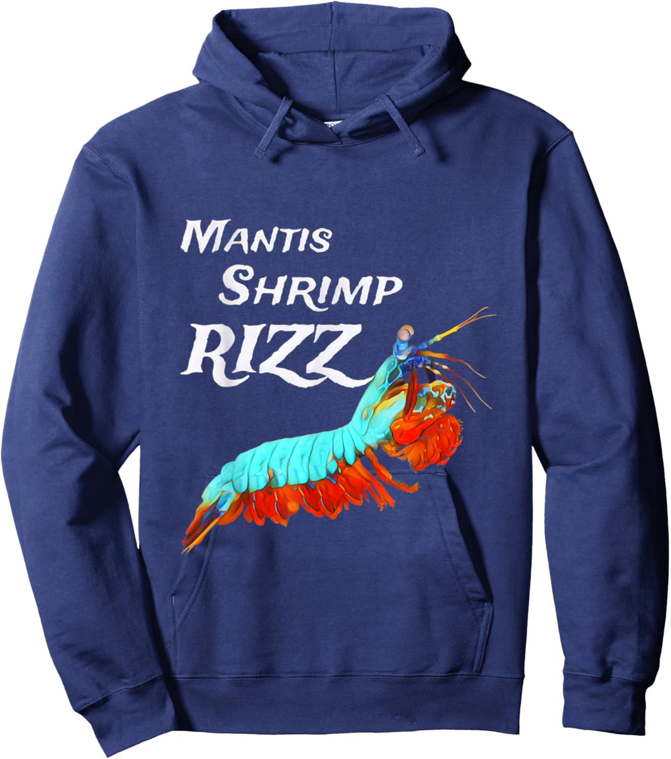 Mantis Shrimp Rizz Hoodie - Hoodie | Navy