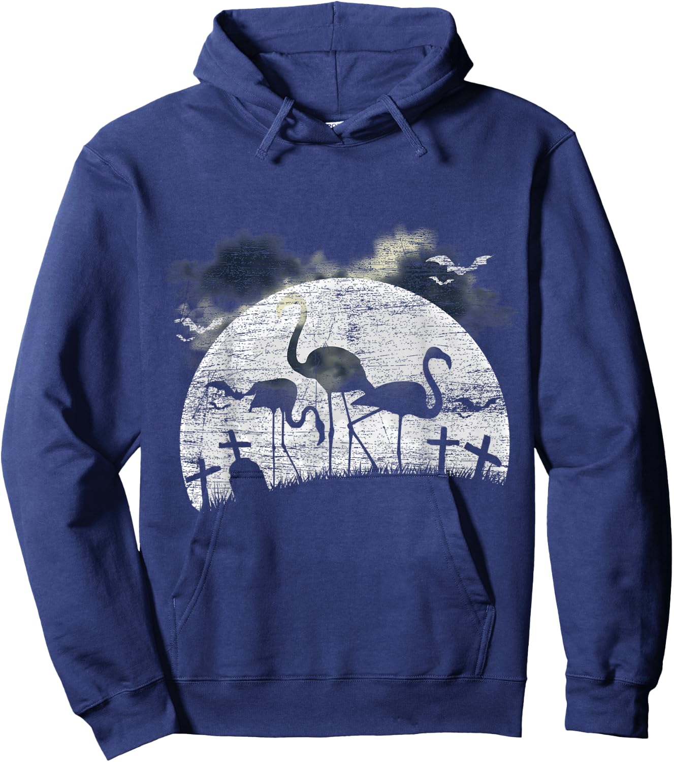 Halloween Flamingo Hoodie - Hoodie | Navy