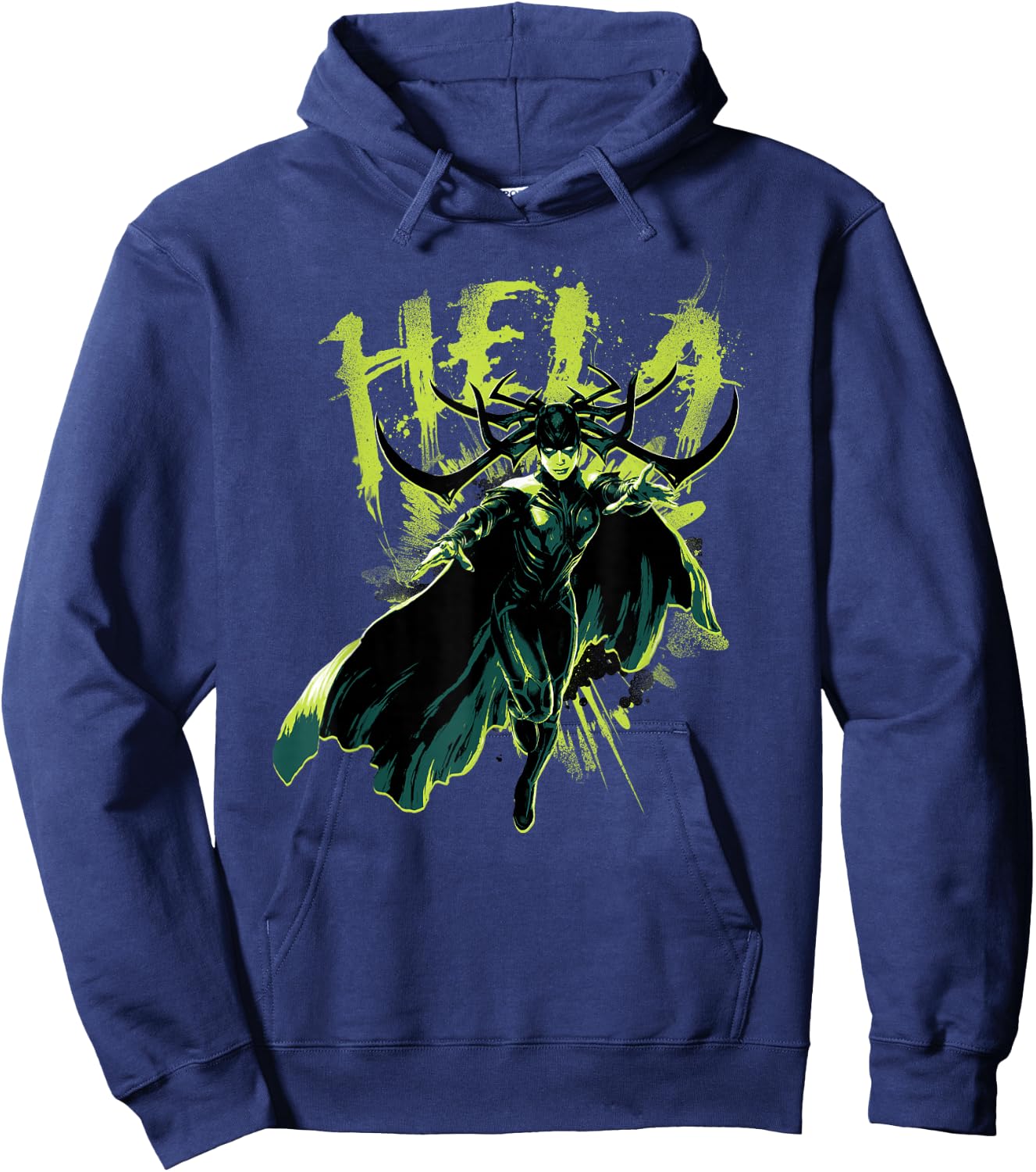 Marvel Hela Thor Ragnarok Goddess of Death Hoodie - Hoodie | Navy