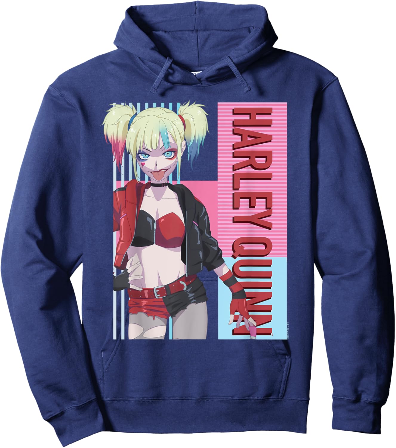 Suicide Squad Isekai Harley Quinn Hoodie - Hoodie | Navy