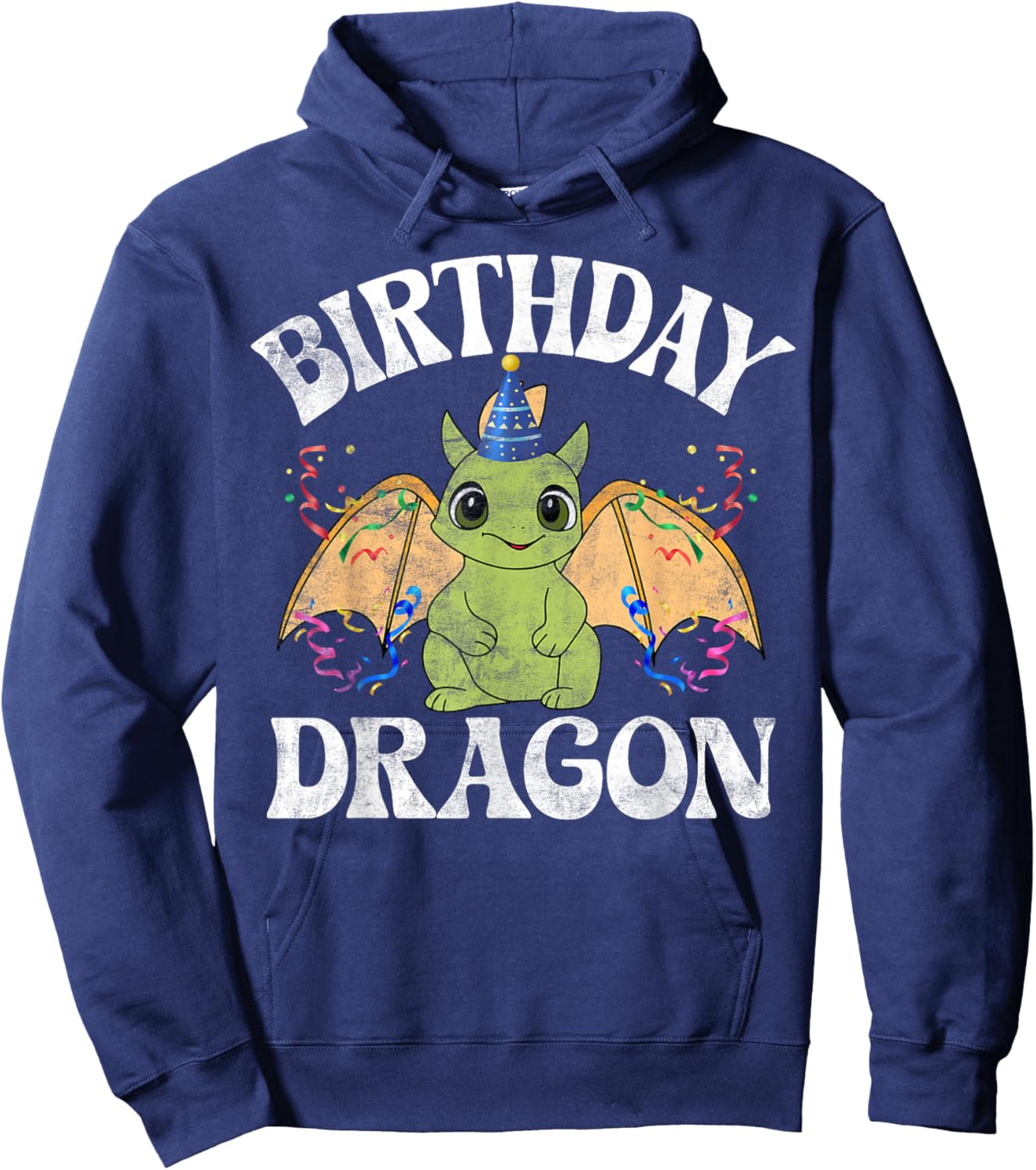 Birthday Dragon Hoodie - Hoodie | Navy