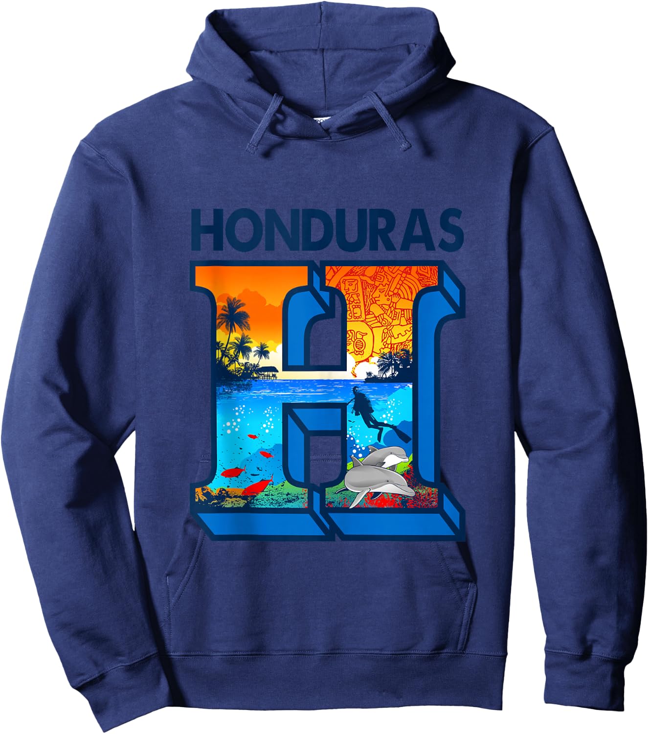 Honduras H Hoodie - Hoodie | Navy