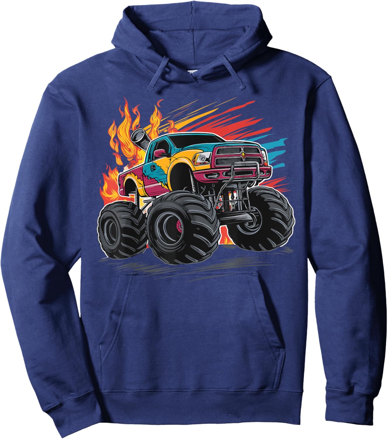 Monster Truck for toddlers Youth & Adults Hoodie - Hoodie | Navy