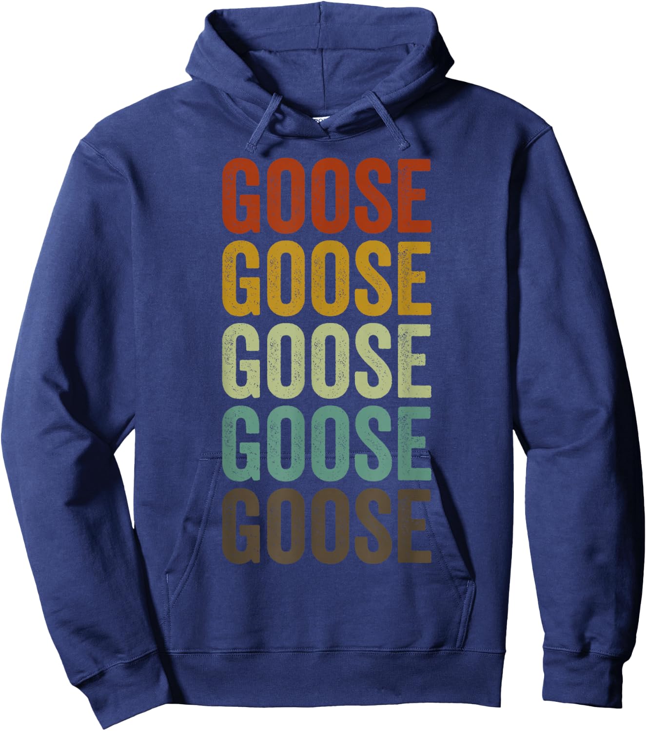Goose Retro Hoodie - Hoodie | Navy