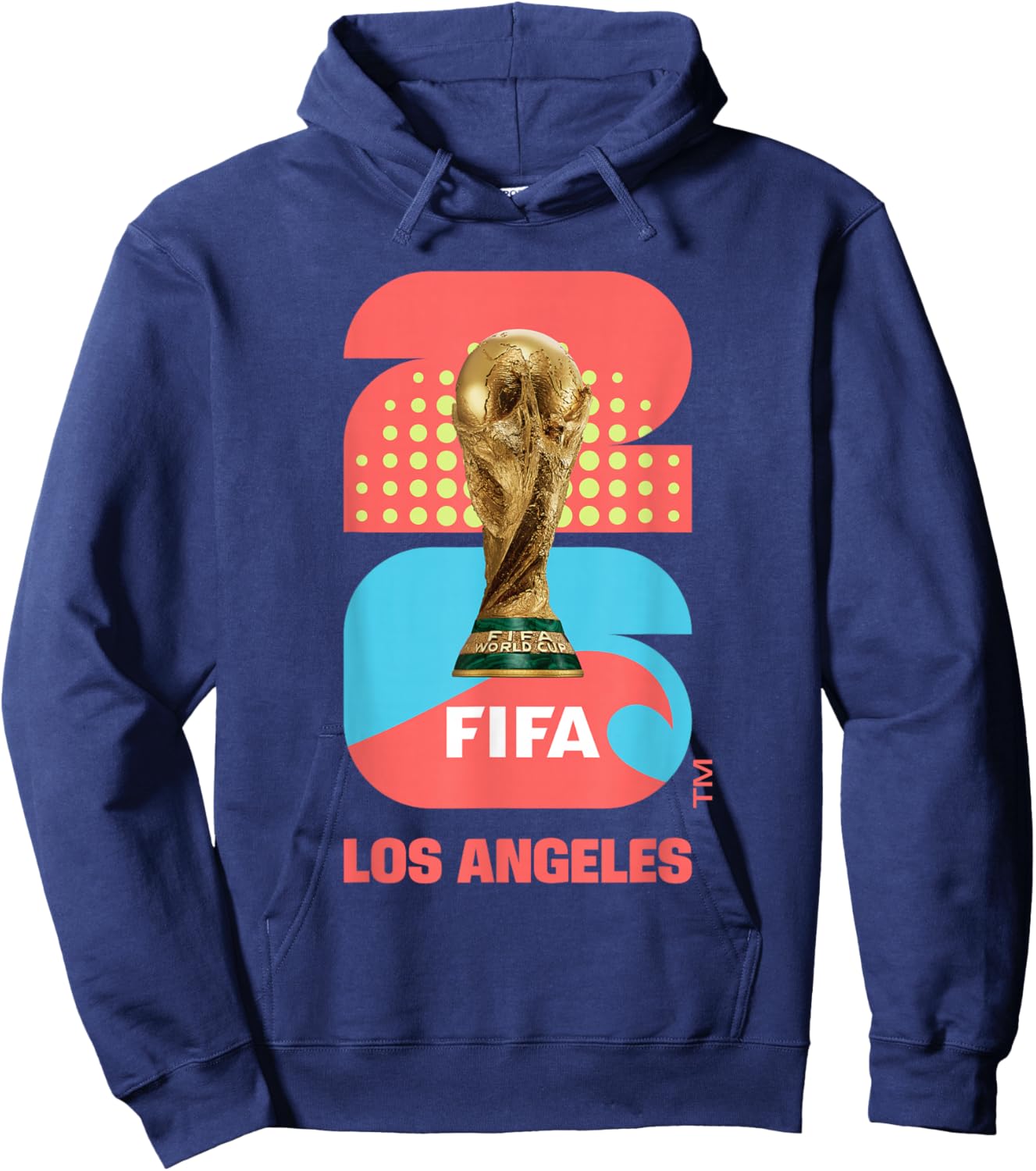 FIFA World CUP26 Los Angeles Trophy Color Hoodie - Hoodie | Navy