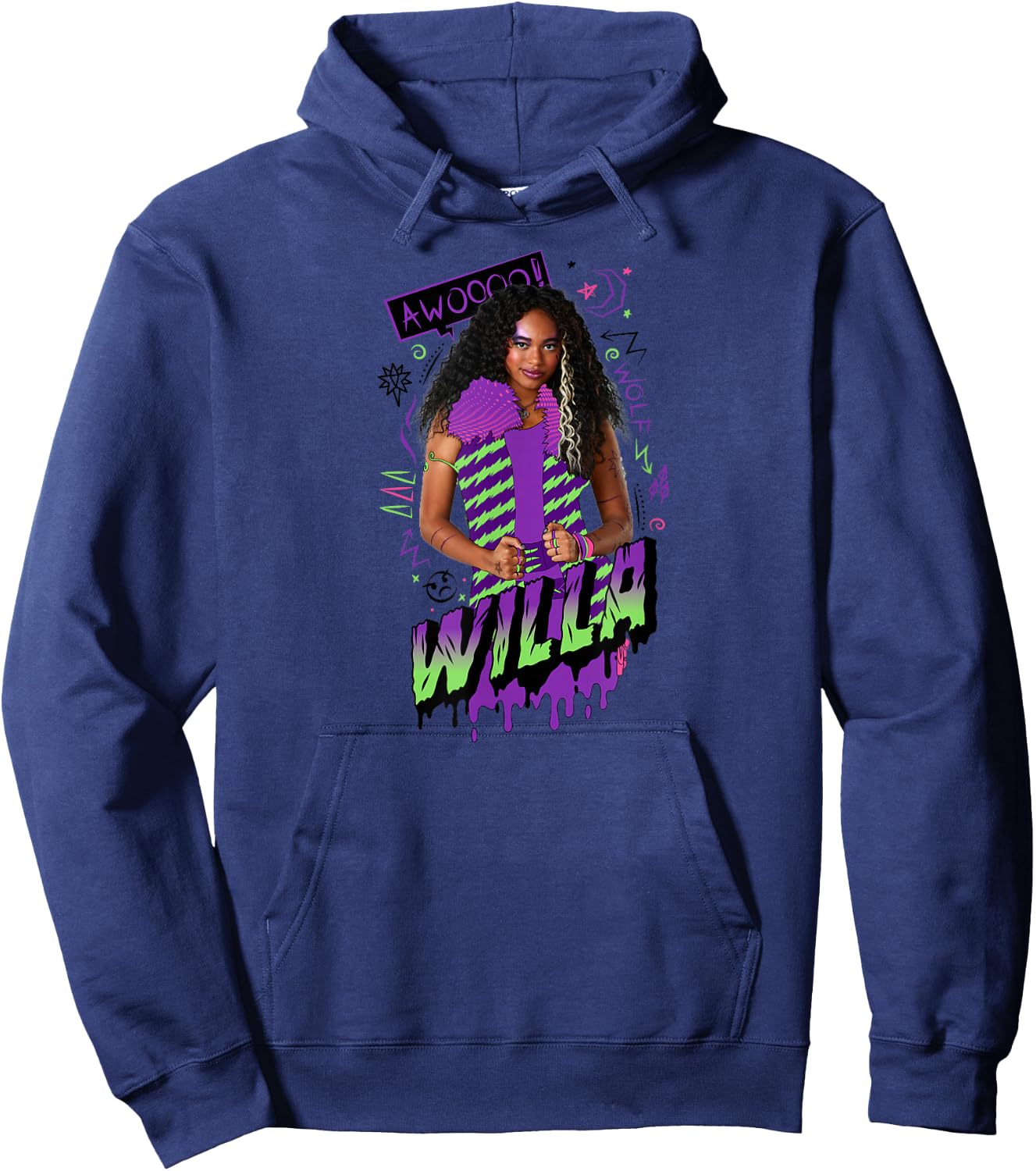 Zombies 2 - Willa Wolf Hoodie - Hoodie | Navy