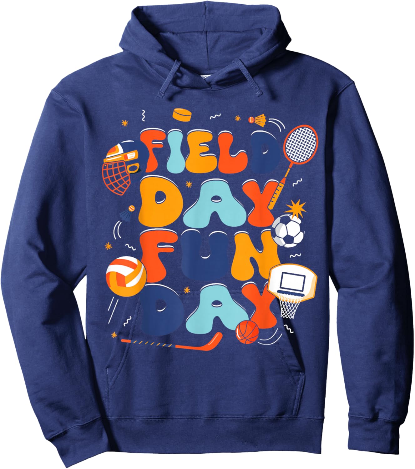 Field Day School Apparel Teacher Students Hoodie - Hoodie | Navy