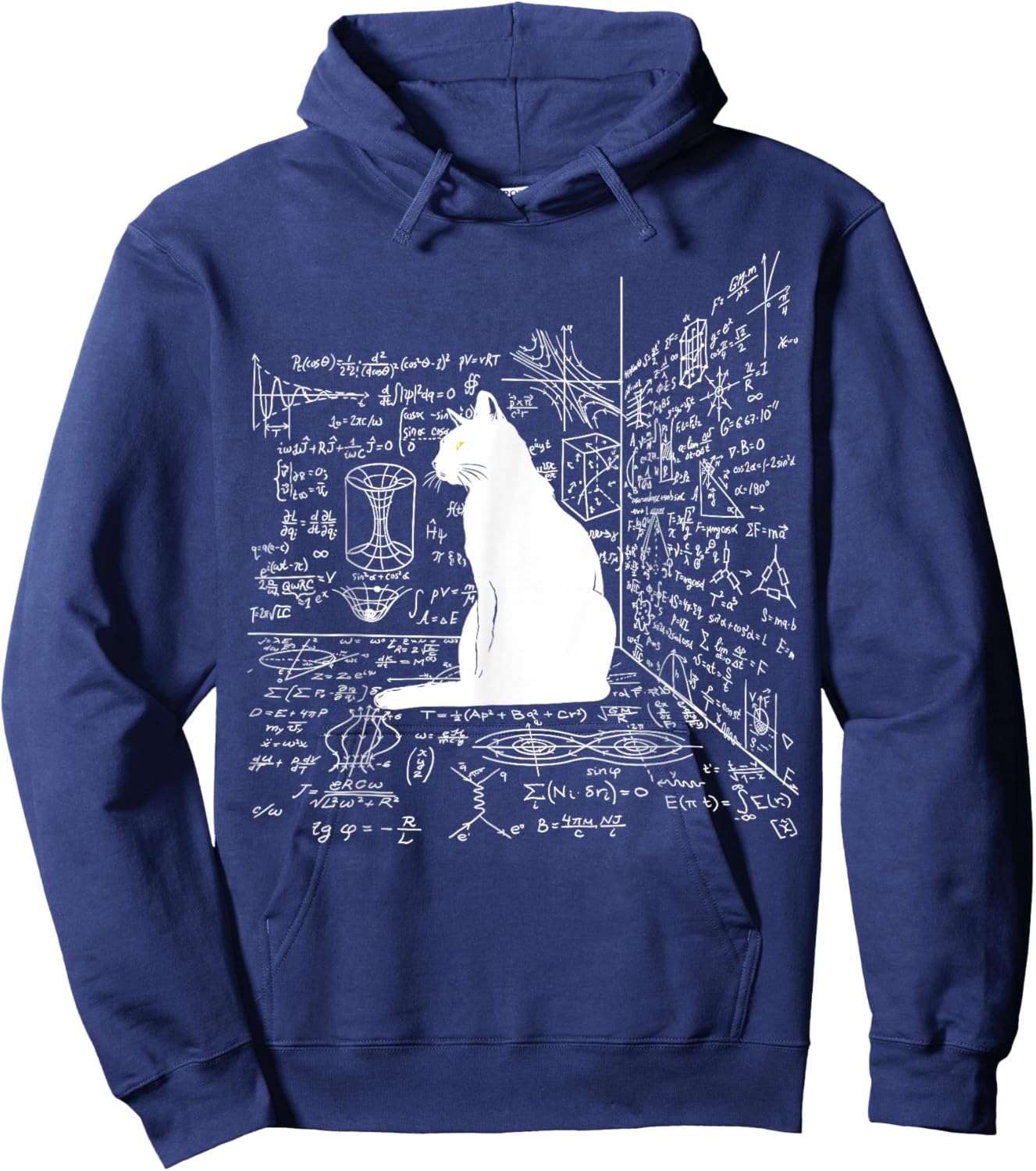 Schrodinger's Cat Inside the Box Hoodie - Hoodie | Navy