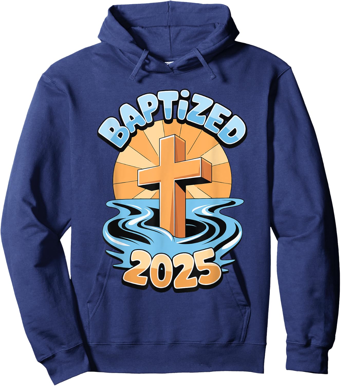 Baptized 2025 Hoodie - Hoodie | Navy