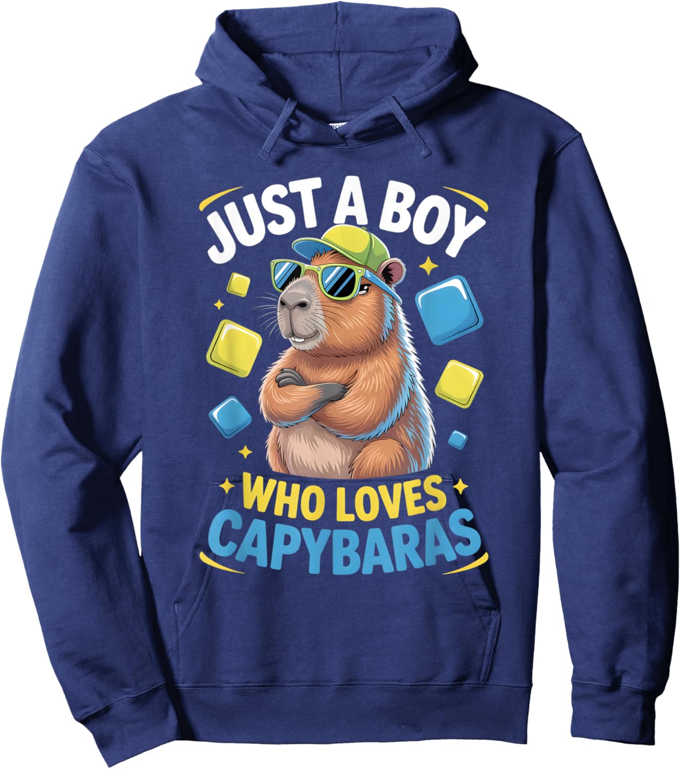 Boys Capybara Hoodie - Hoodie | Navy