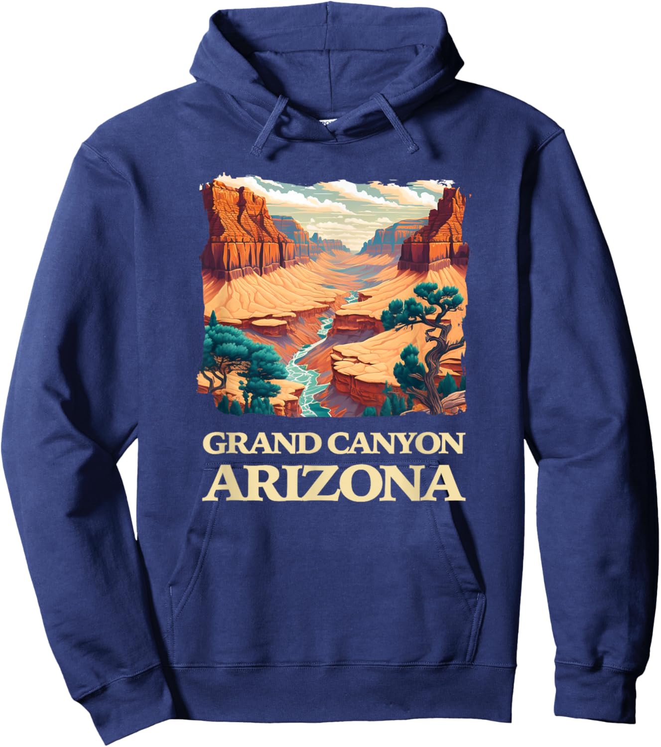 Grand Canyon National Park Arizona Hoodie - Hoodie | Navy