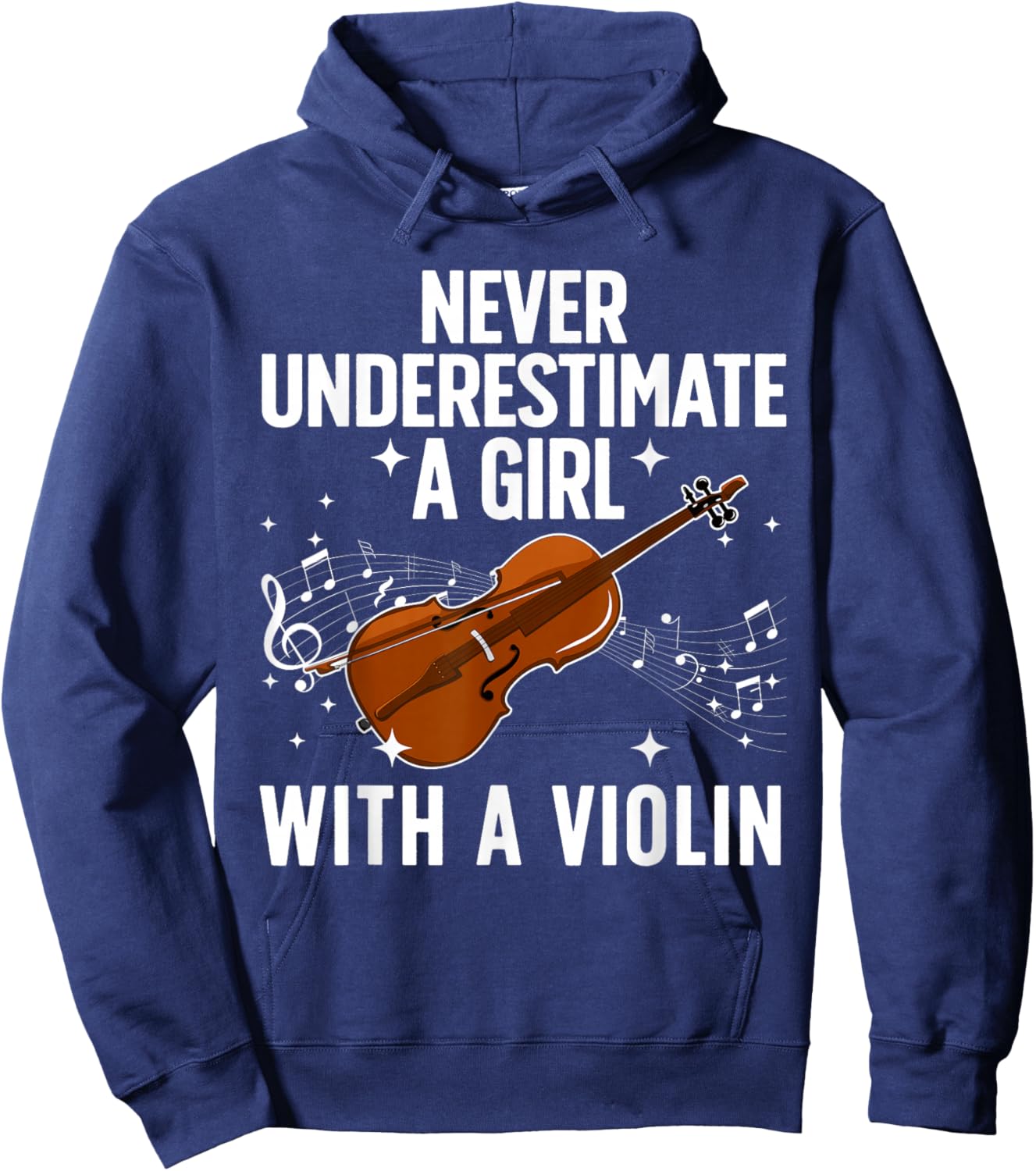 Best Violin Art Girls Violin Player Viola Lover Hoodie - Hoodie | Navy