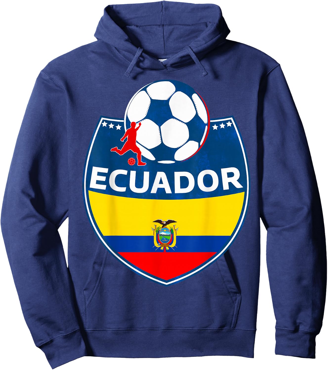 Ecuador Flag Ecuadorian Pride Lovers Hoodie - Hoodie | Navy