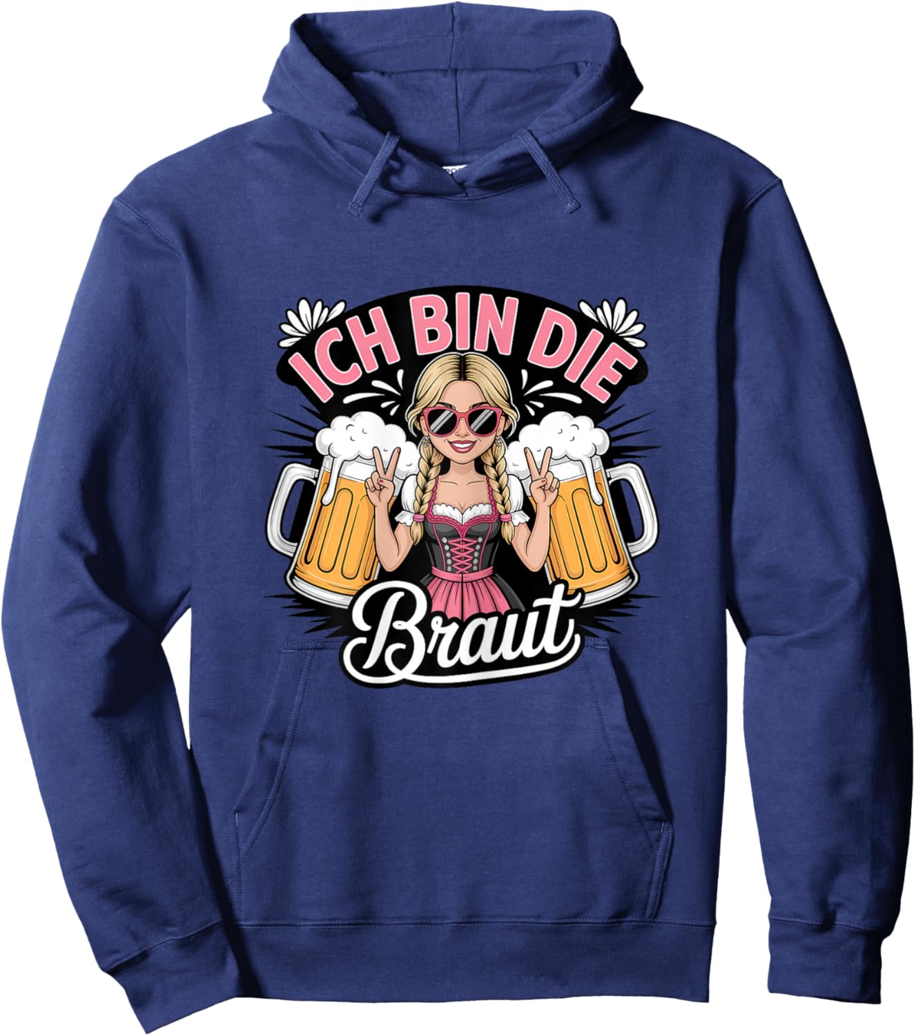 Ich Bin Die Braut JGA Junggesellinnenabschied Hoodie - Hoodie | Navy