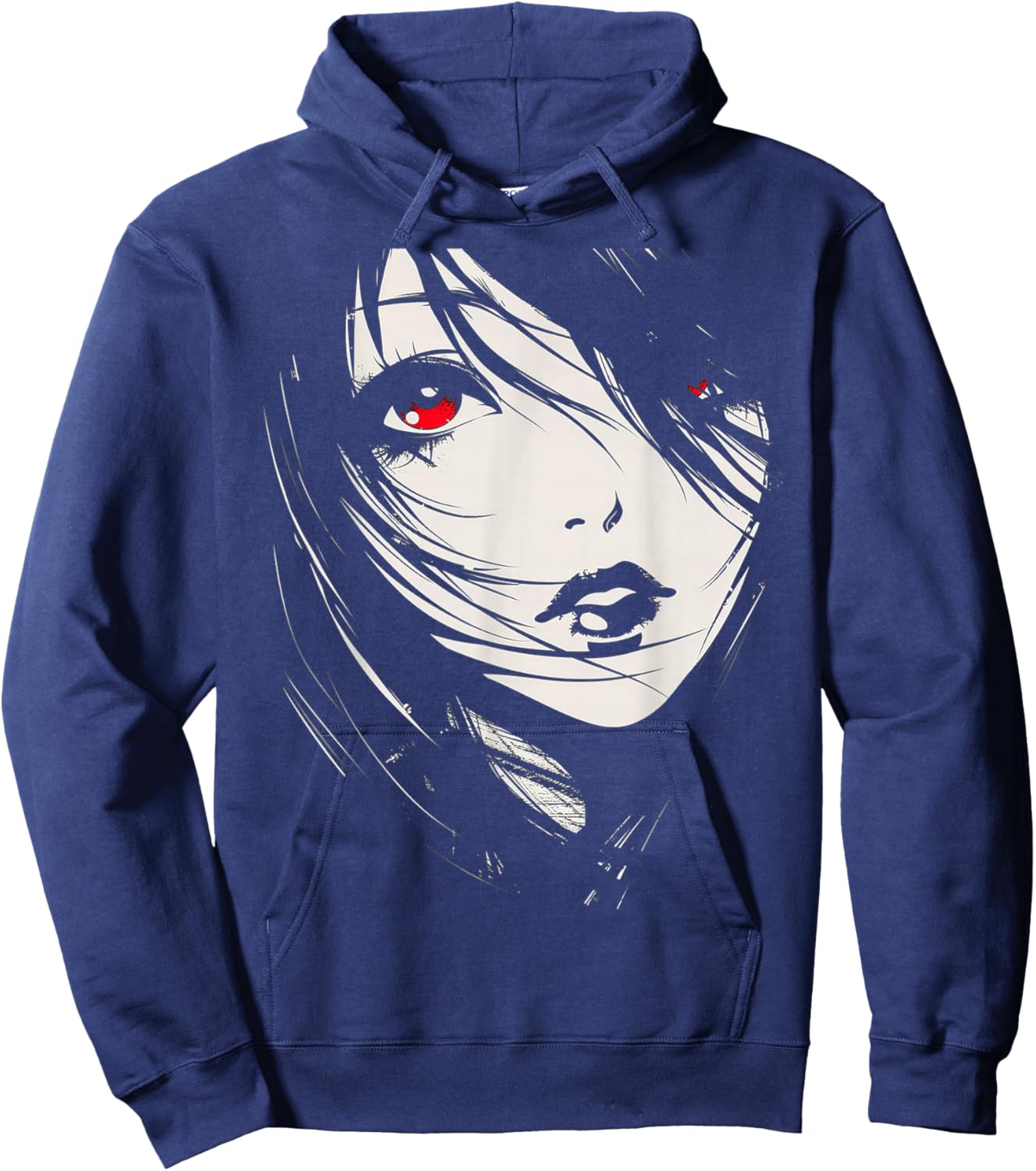 Anime Manga Graphic Artwork Anime Hoodie - Hoodie | Navy