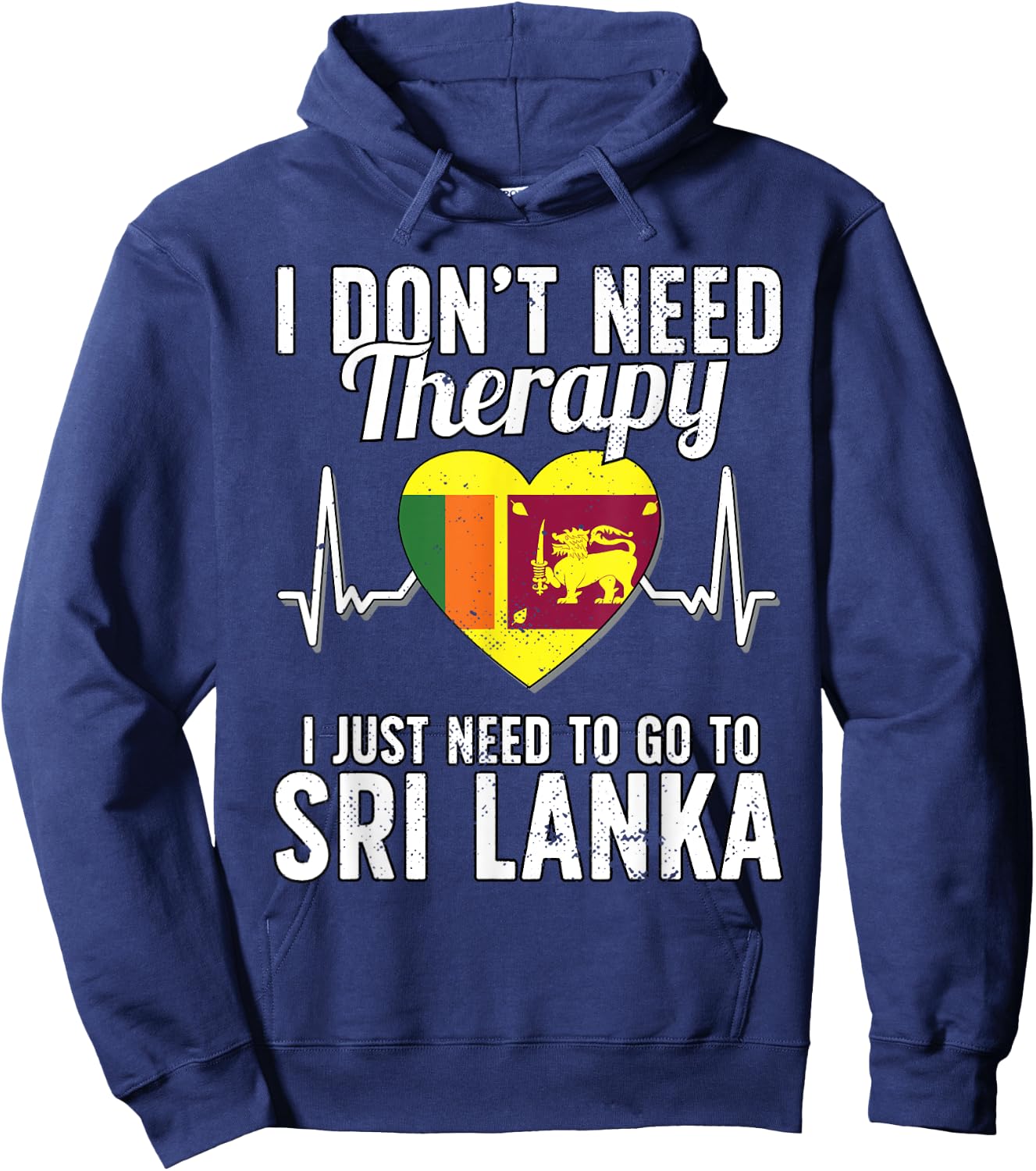 Sri Lanka Flag I Vacation Sri Lanka Hoodie - Hoodie | Navy