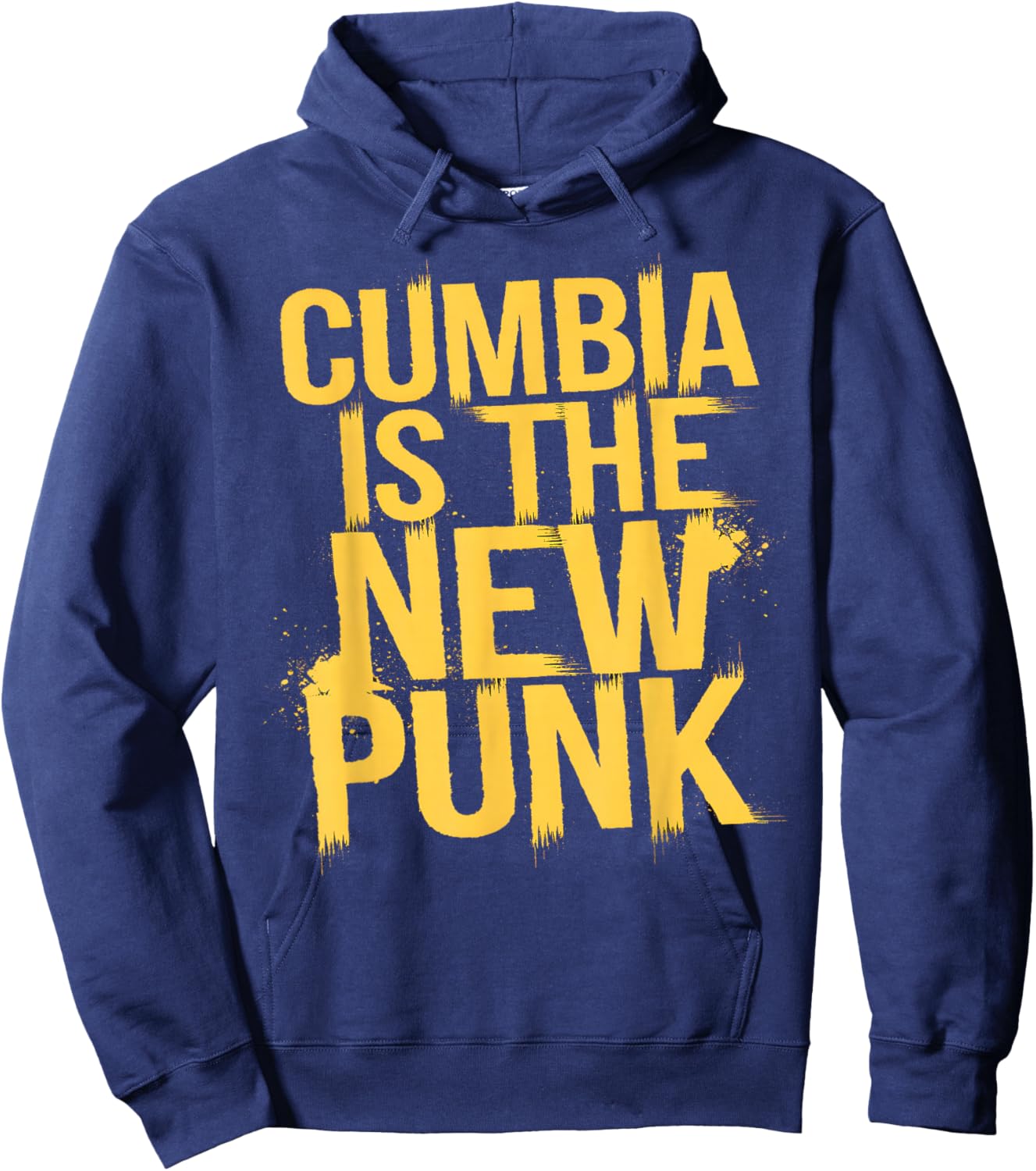 Cumbia is the New Punk Bold Hoodie - Hoodie | Navy