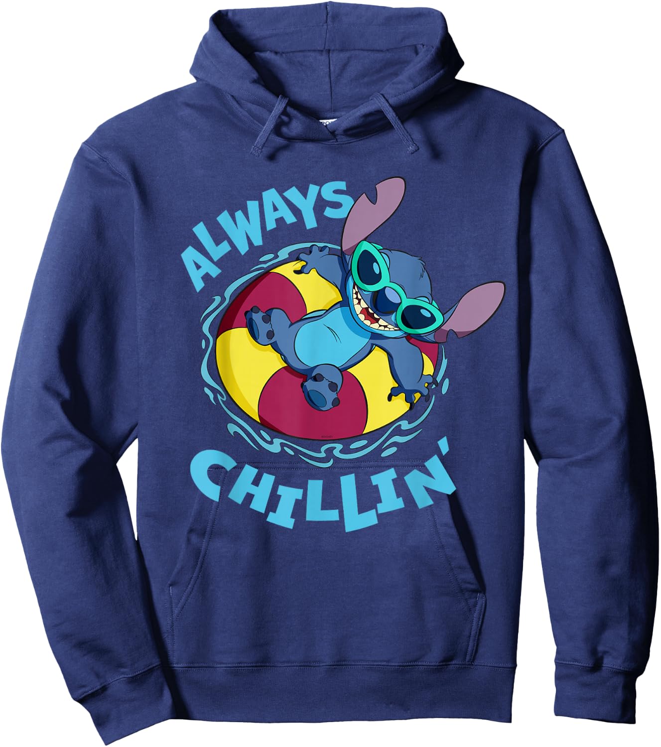 Disney Lilo & Stitch Always Chillin' Hoodie - Hoodie | Navy