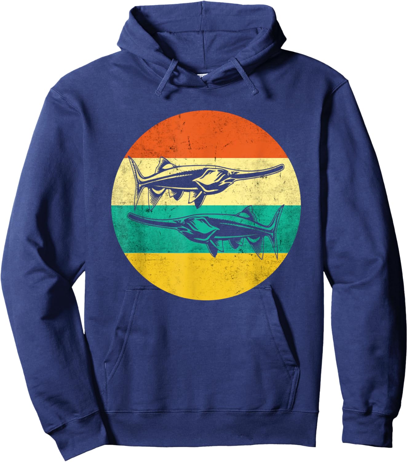 Vintage Love Paddlefish Vintage Paddlefish Hoodie - Hoodie | Navy