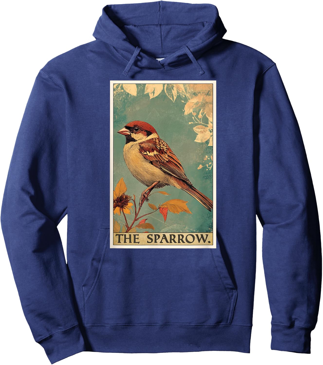 Sparrow Tarot Card Sparrows Sparrow Hoodie - Hoodie | Navy