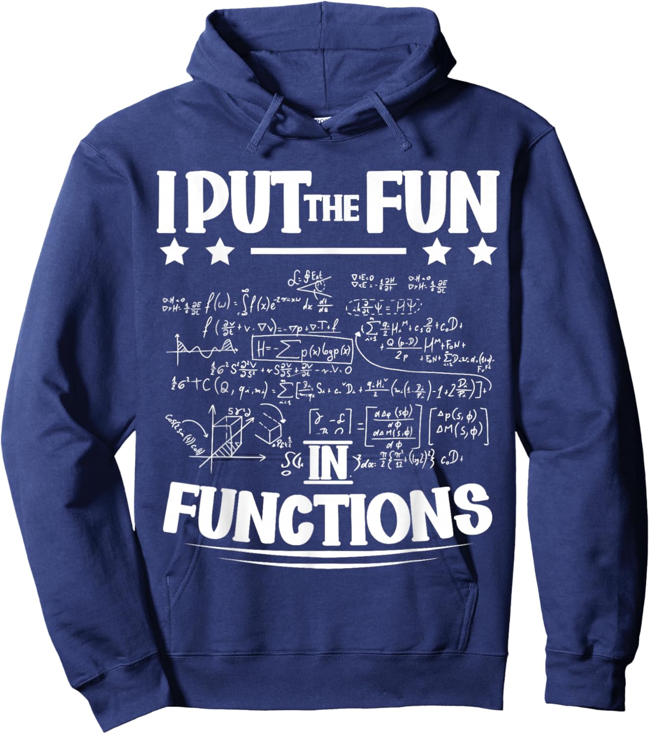 Funny Math Teacher Joke Teaching Math Hoodie - Hoodie | Navy