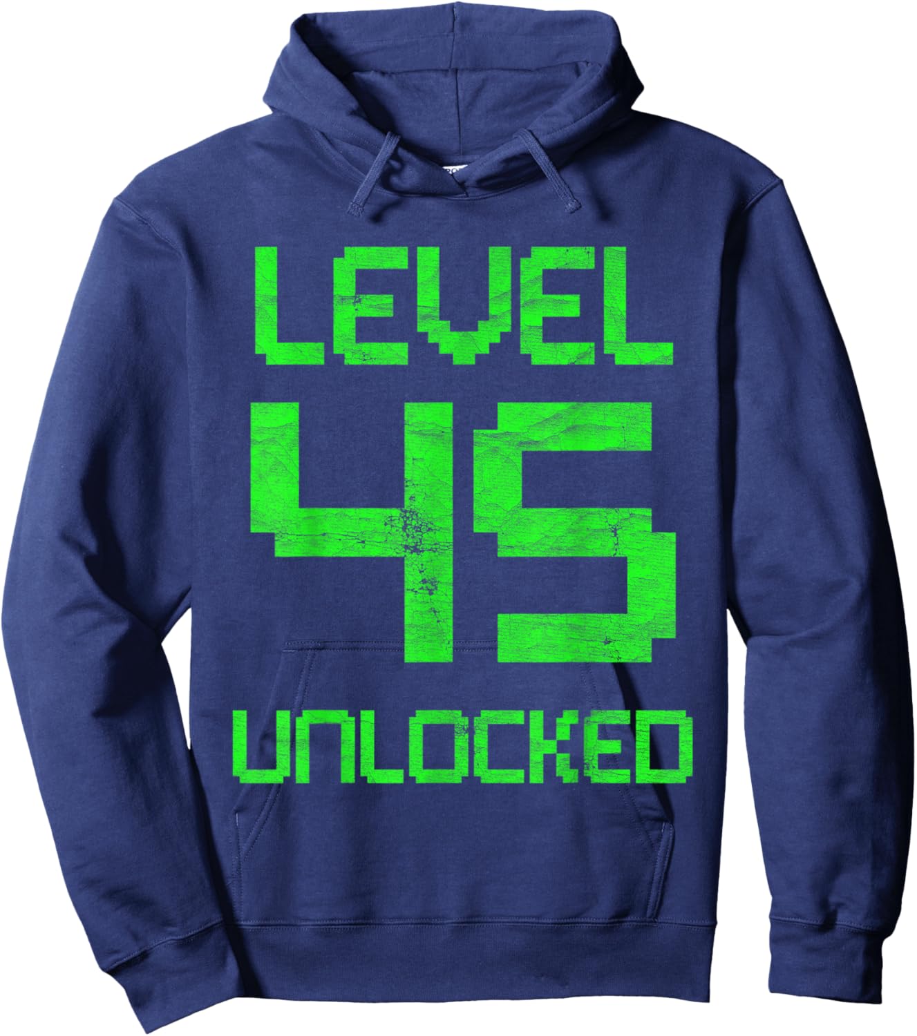 Gaming 45th Birthday Retro 45 Year Old & Gamer Hoodie - Hoodie | Navy