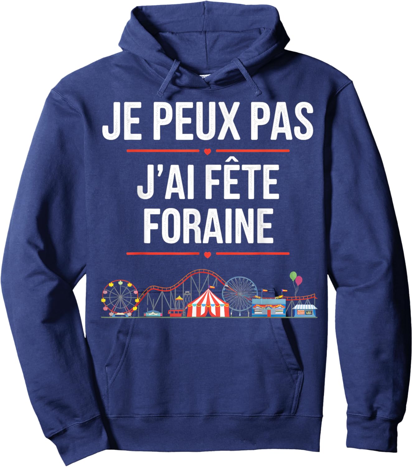 I Can't, I Have Throne Funfair , Black, S Hoodie - Hoodie | Navy
