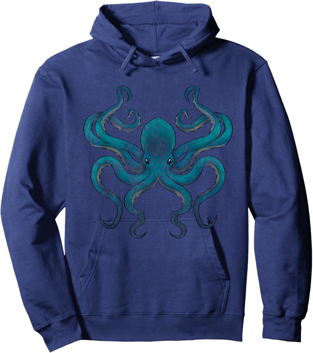 Underwater World Animal Gift Octopus Hoodie - Hoodie | Navy